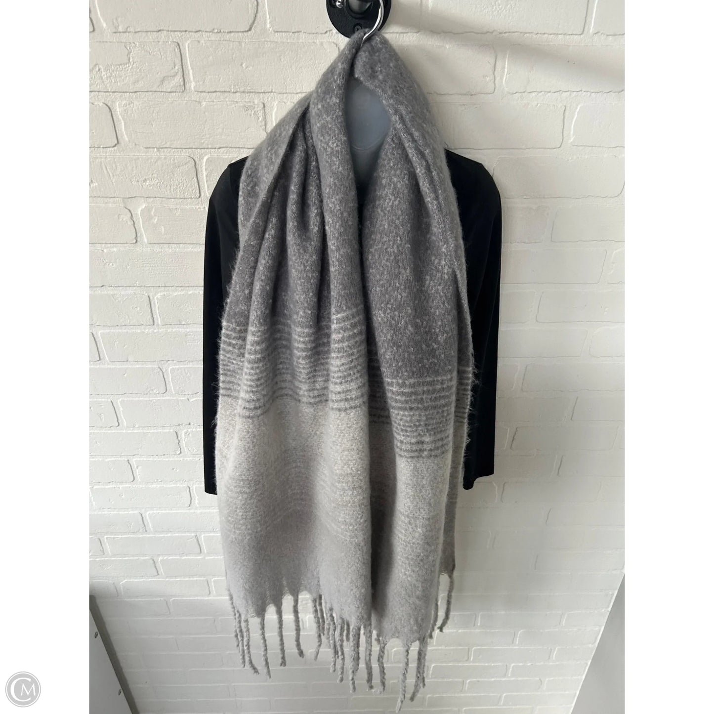 Scarf Winter By Clothes Mentor In Grey