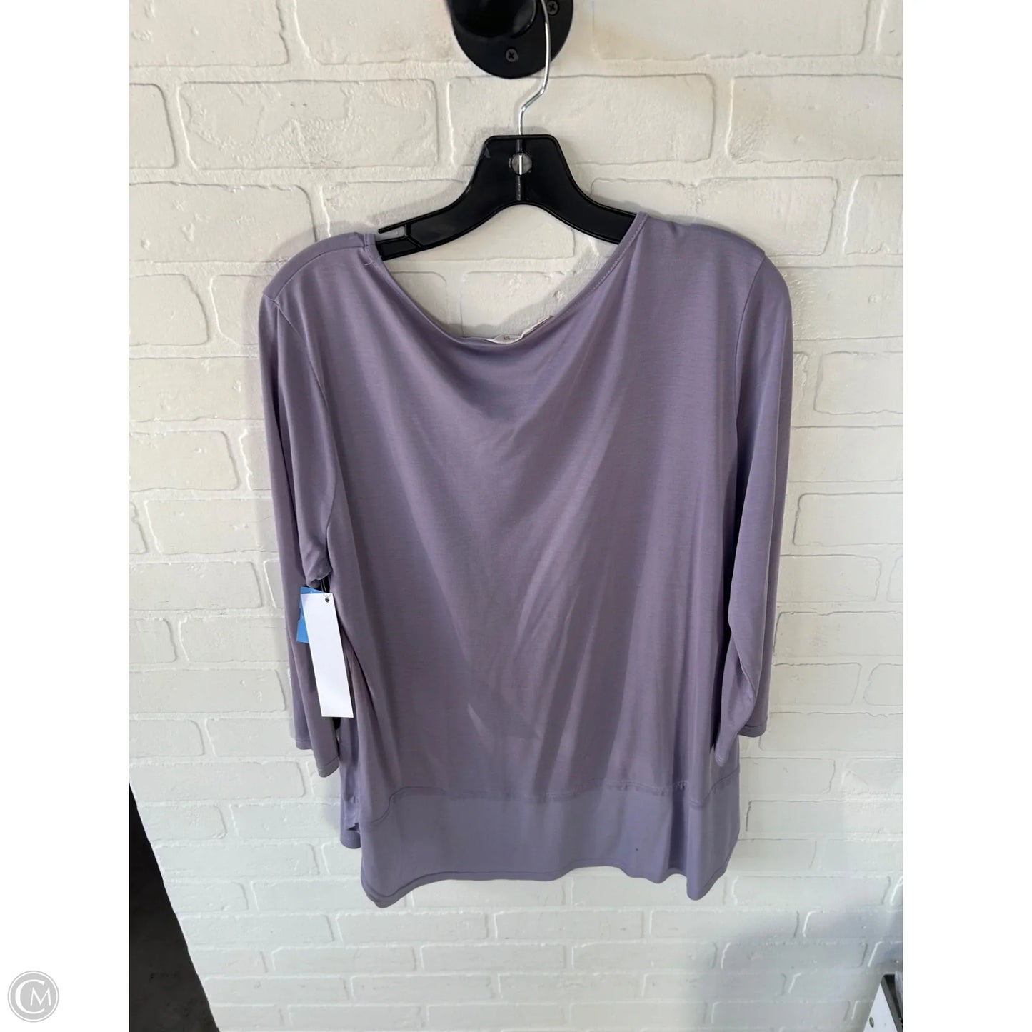 Top Short Sleeve By Soft Surroundings In Purple, Size: Xl