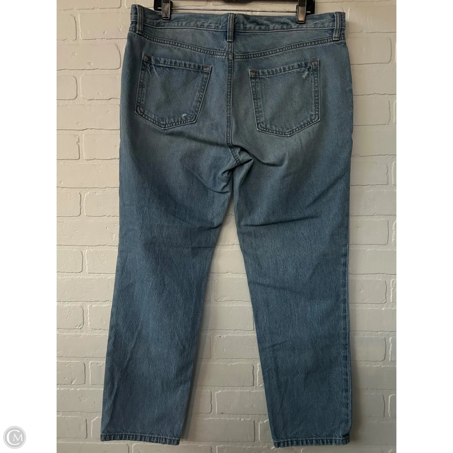 Jeans Boyfriend By Loft In Blue Denim, Size: 12