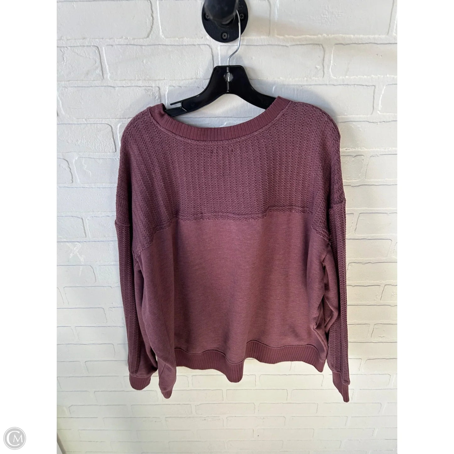 Sweatshirt Crewneck By Maurices In Red, Size: 2x