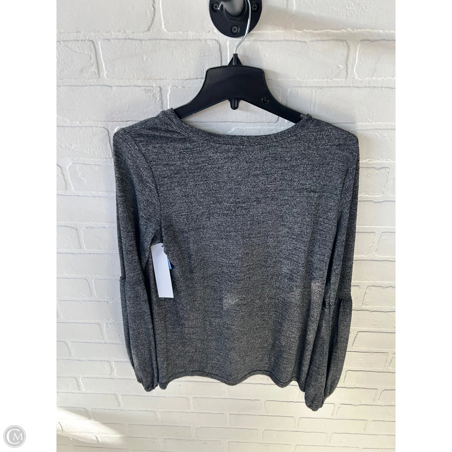 Top Long Sleeve By Life Stride In Grey, Size: S