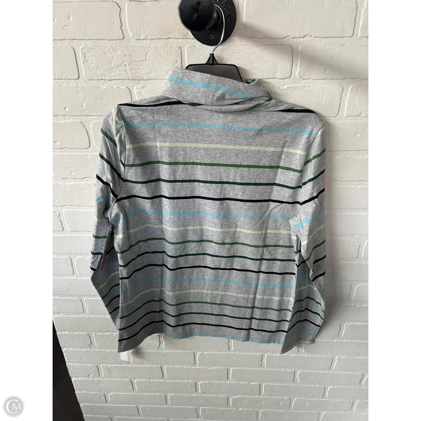 Top Long Sleeve By Talbots In Grey, Size: L