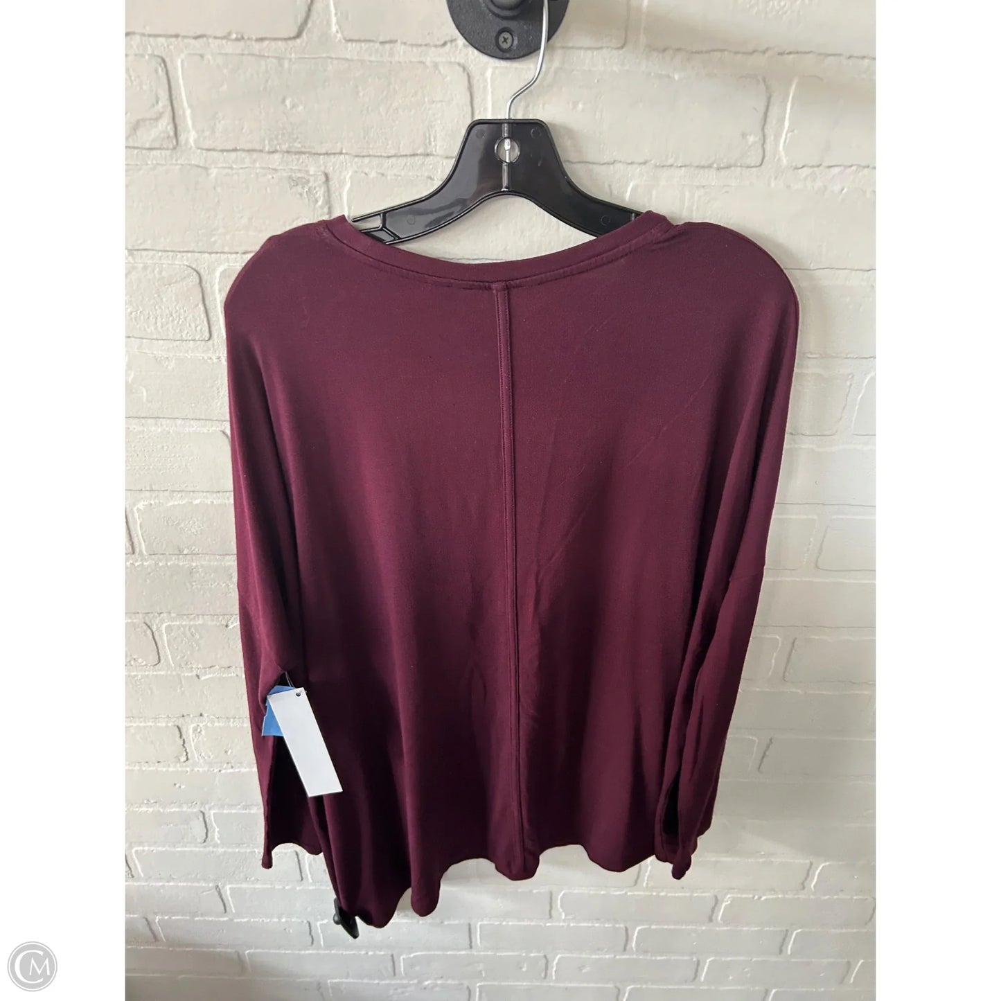 Athletic Top Long Sleeve Crewneck By Athleta In Red, Size: M