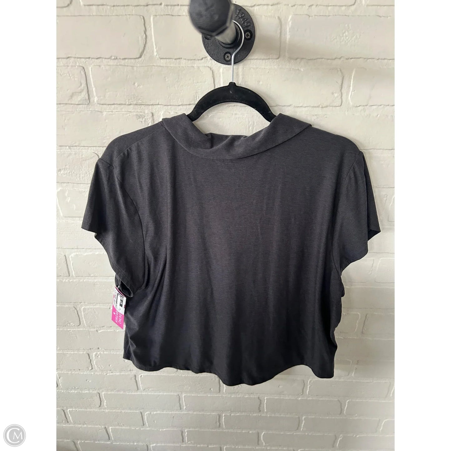 Athletic Top Short Sleeve By Old Navy In Grey, Size: Xxl