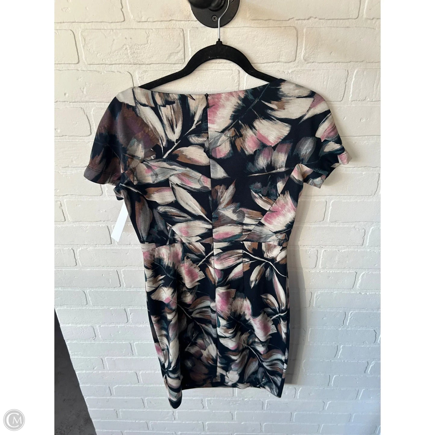 Dress Work By Maggy London In Blue & Pink, Size: Xs