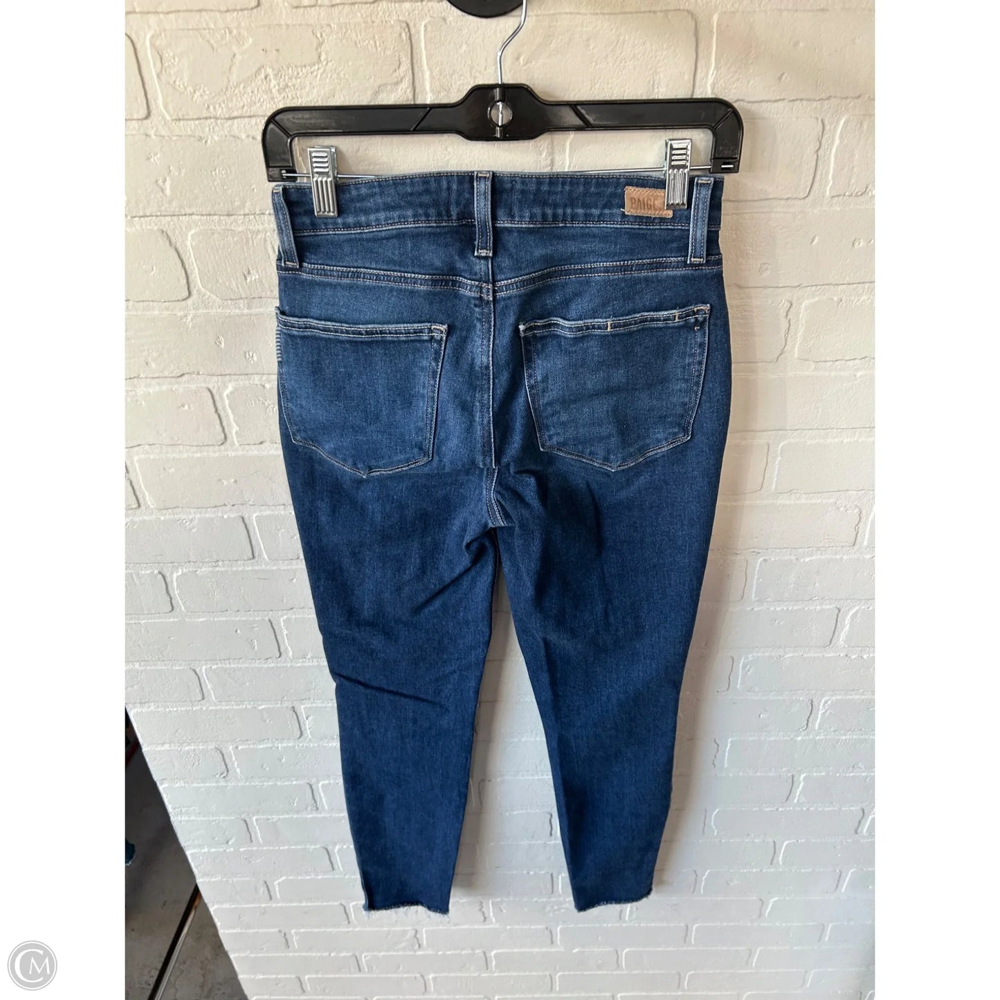 Jeans Skinny By Paige In Blue Denim, Size: 4