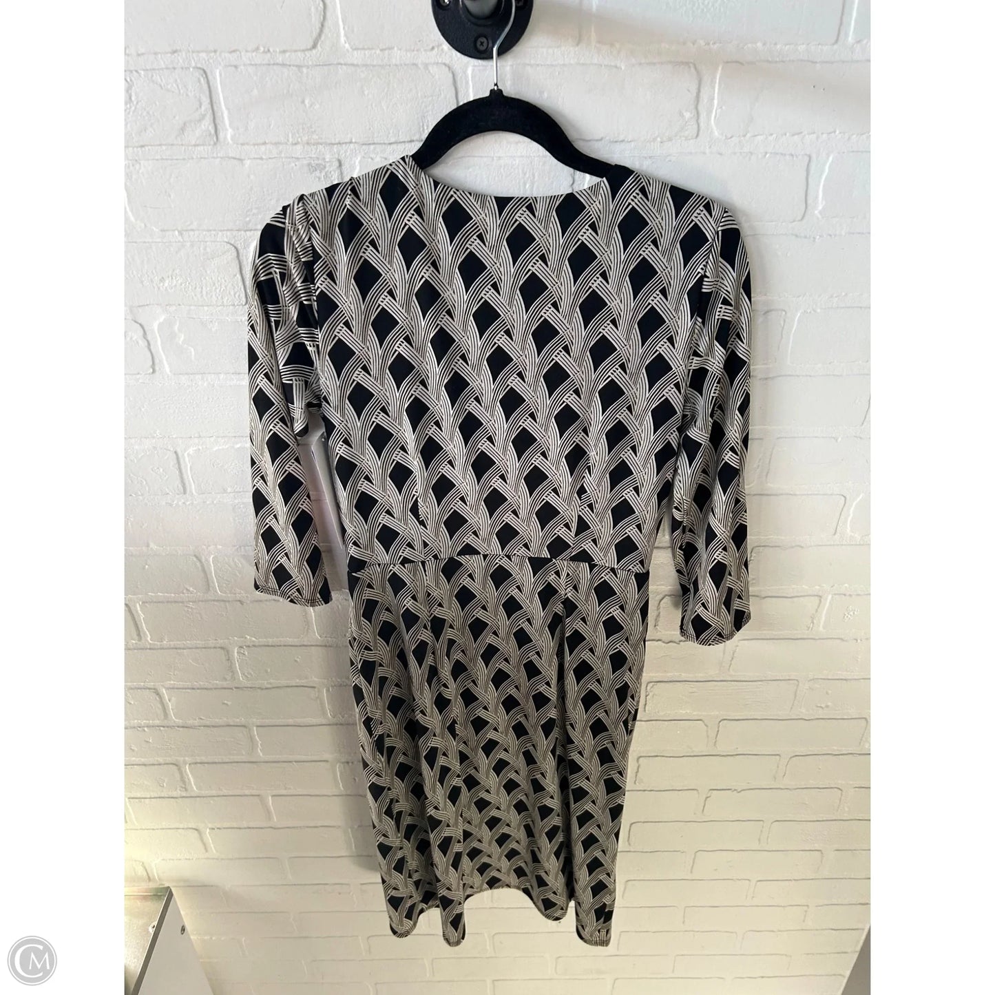 Dress Work By White House Black Market In Black & Tan, Size: S