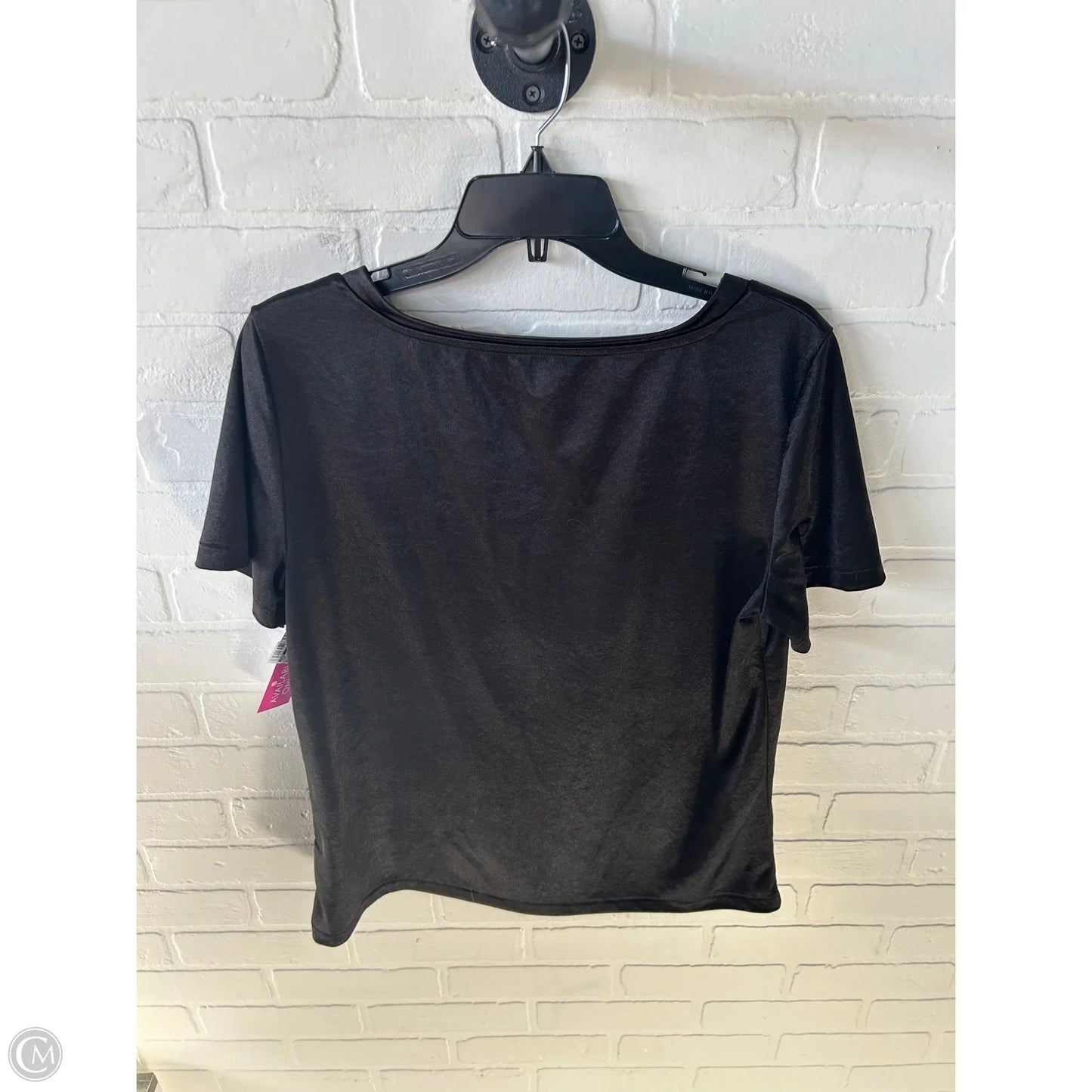 Top Short Sleeve By Gap In Black, Size: L