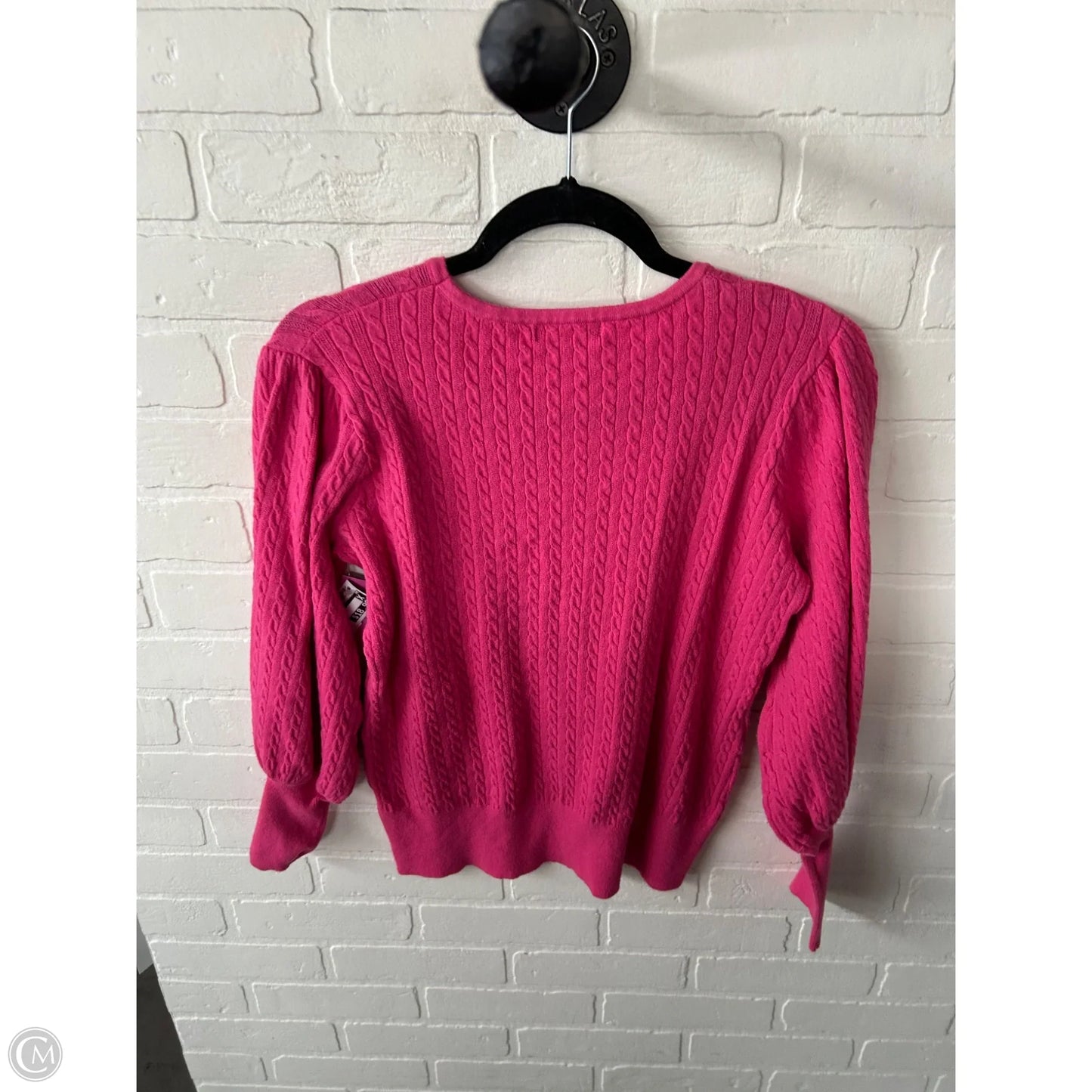 Sweater By Adrianna Papell In Pink, Size: M