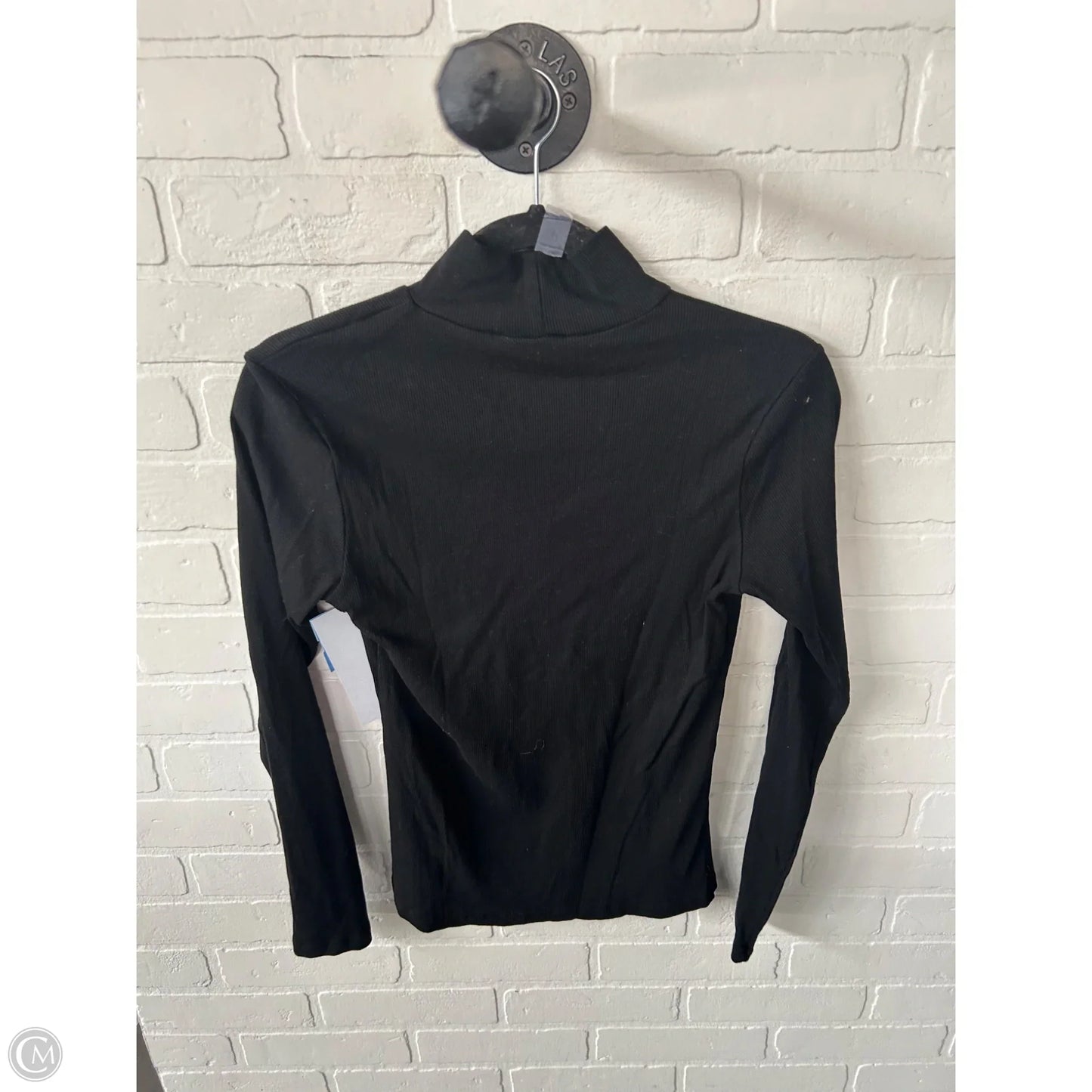 Top Long Sleeve Basic By H&m In Black, Size: L
