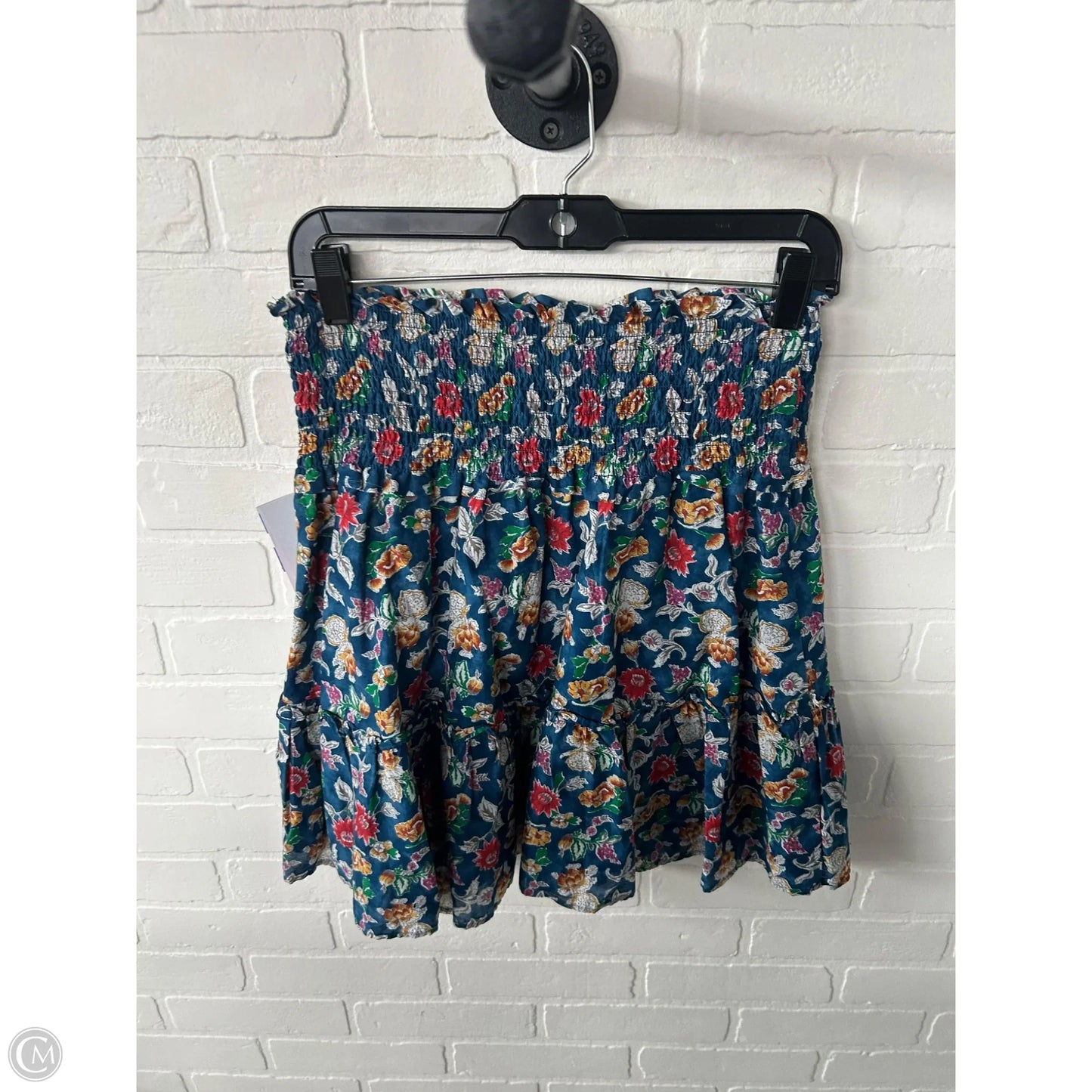 Skirt Mini & Short By Lauren By Ralph Lauren In Blue & Green, Size: 4p