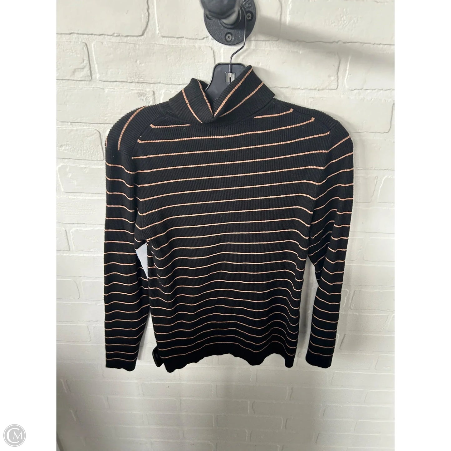 Sweater By Coldwater Creek In Black & Brown, Size: M