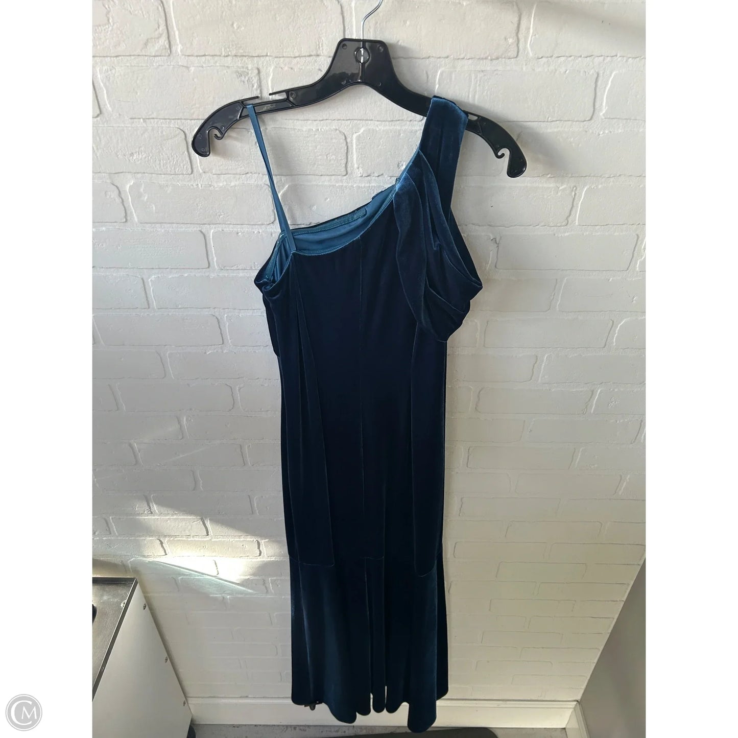 Dress Party Long By Adrianna Papell In Blue, Size: Xs