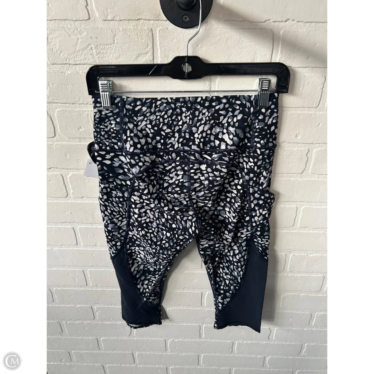 Athletic Leggings Capris By Athleta In Blue & White, Size: 4