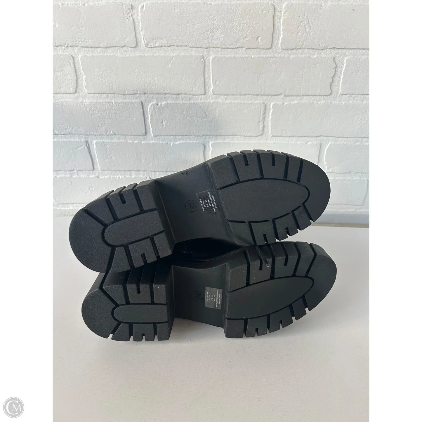 Boots Combat By The Drop In Black, Size: 8.5