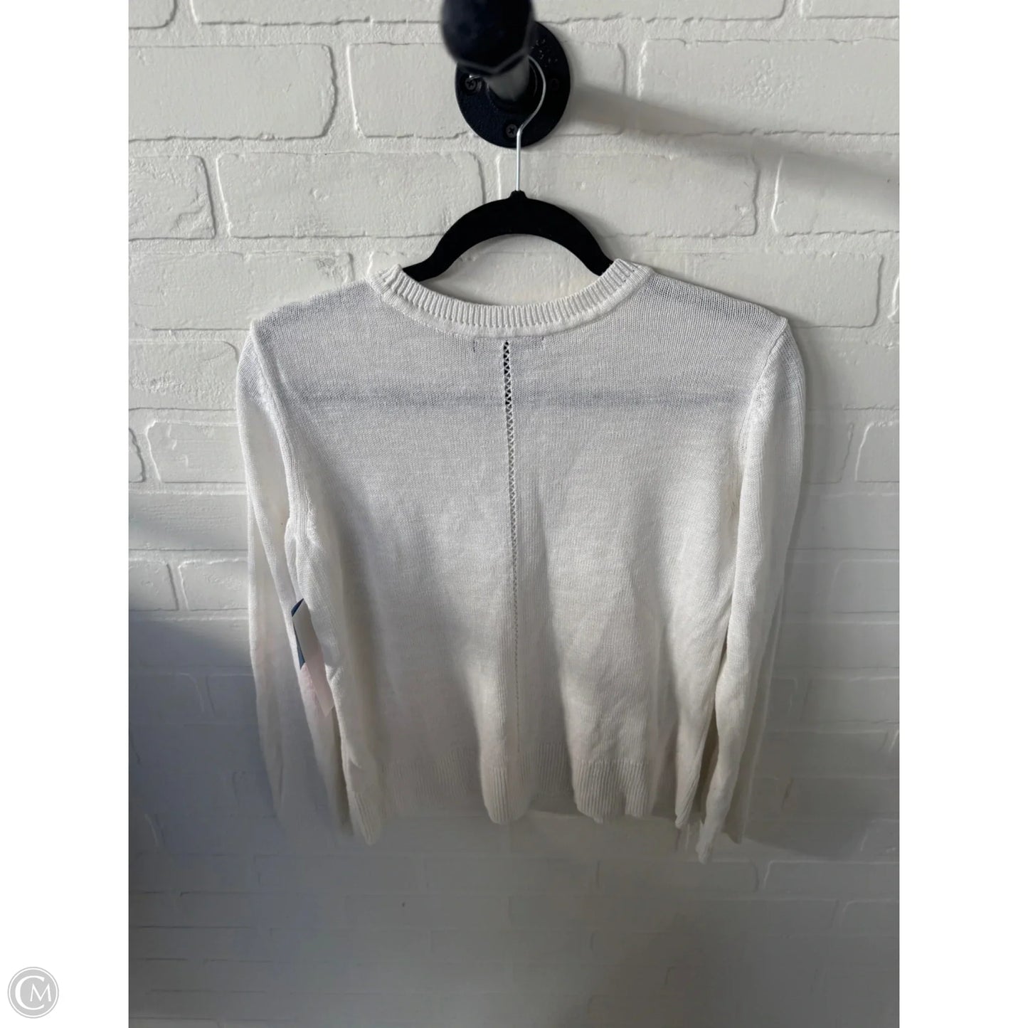 Sweater By Banana Republic In Cream, Size: L