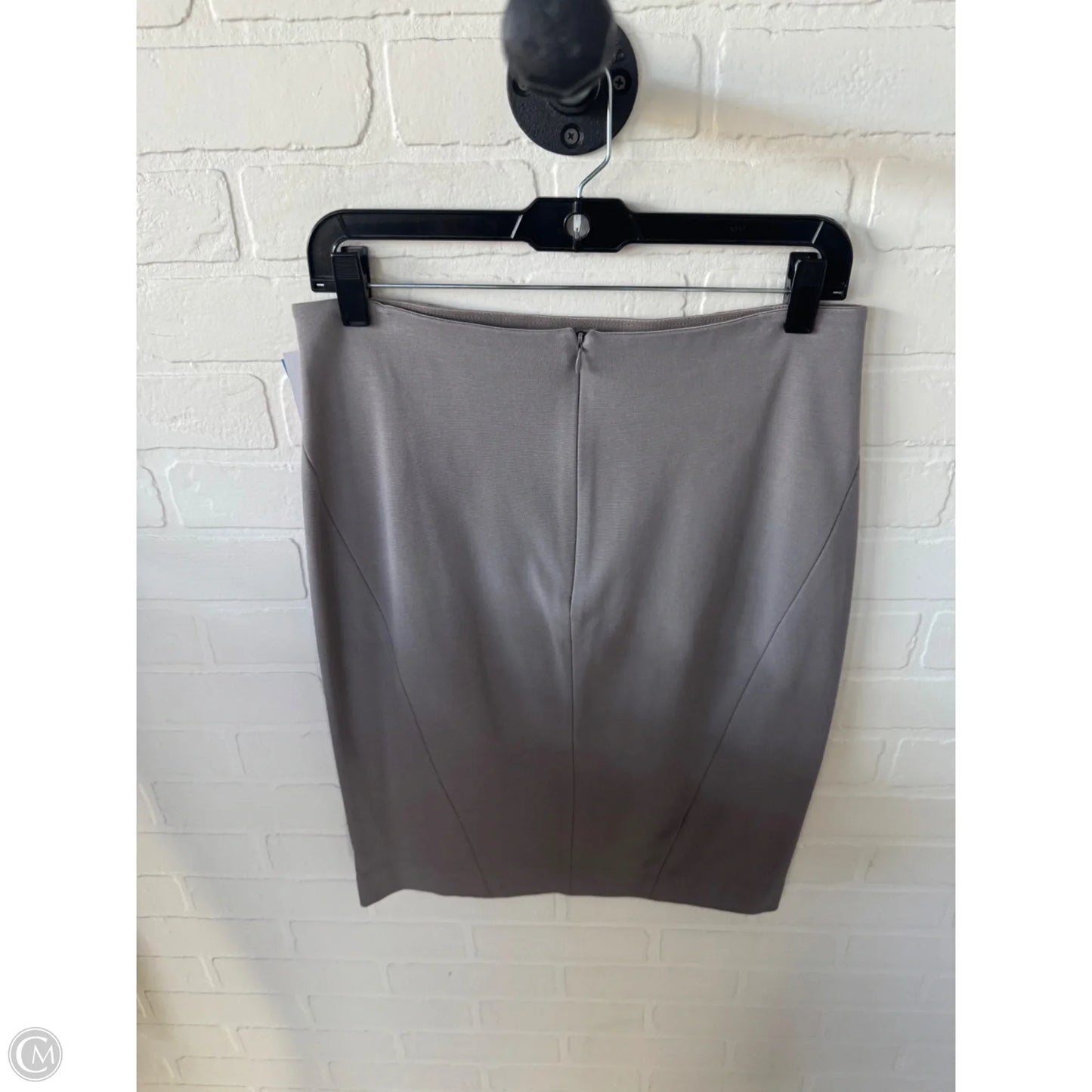 Skirt Midi By Ann Taylor In Grey, Size: 8