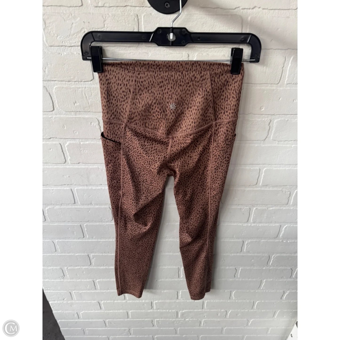 Athletic Leggings By Athleta In Brown, Size: 0