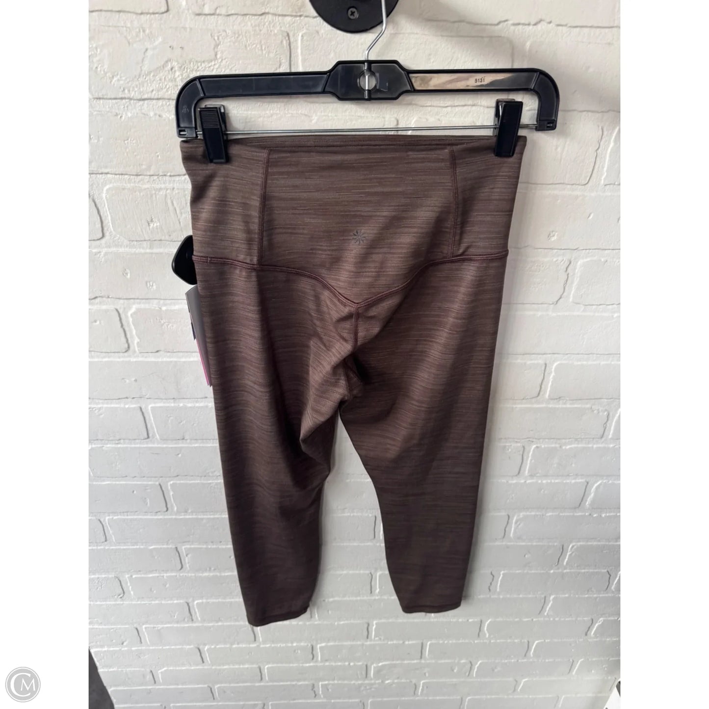 Athletic Leggings By Athleta In Brown, Size: 4p