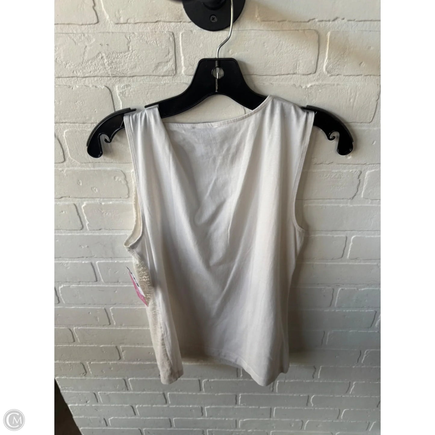 Top Sleeveless By Ann Taylor In Cream, Size: S