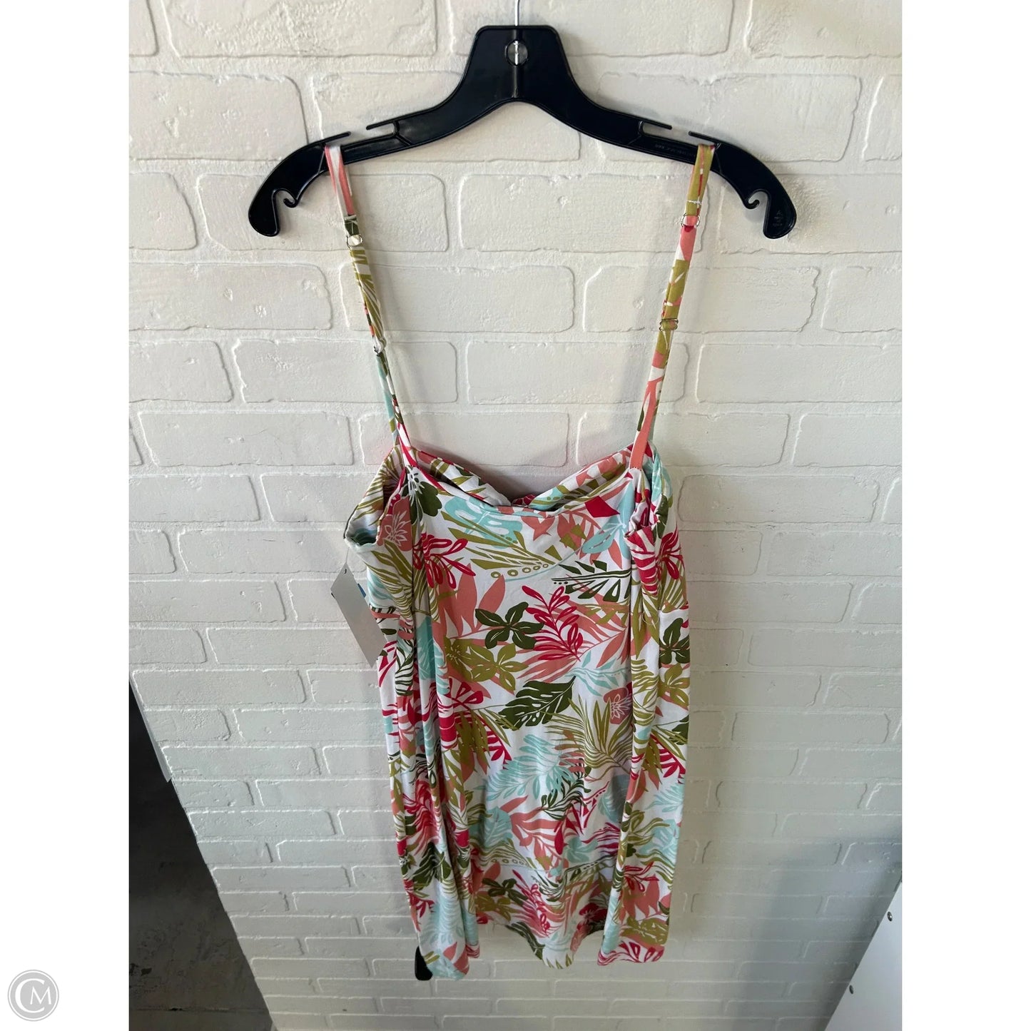 Dress Casual Short By Tommy Bahama In Green & Pink, Size: Xl