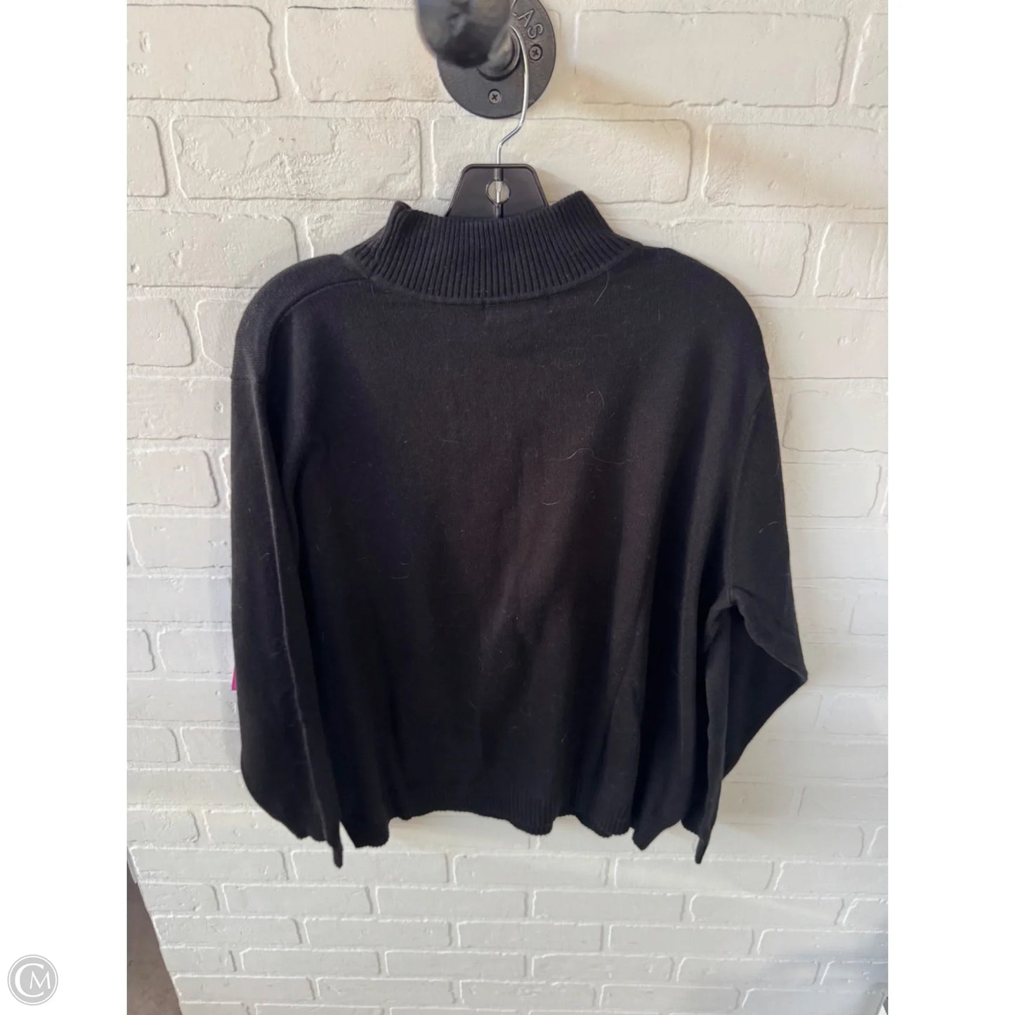 Sweater By Dressbarn In Black, Size: 1x