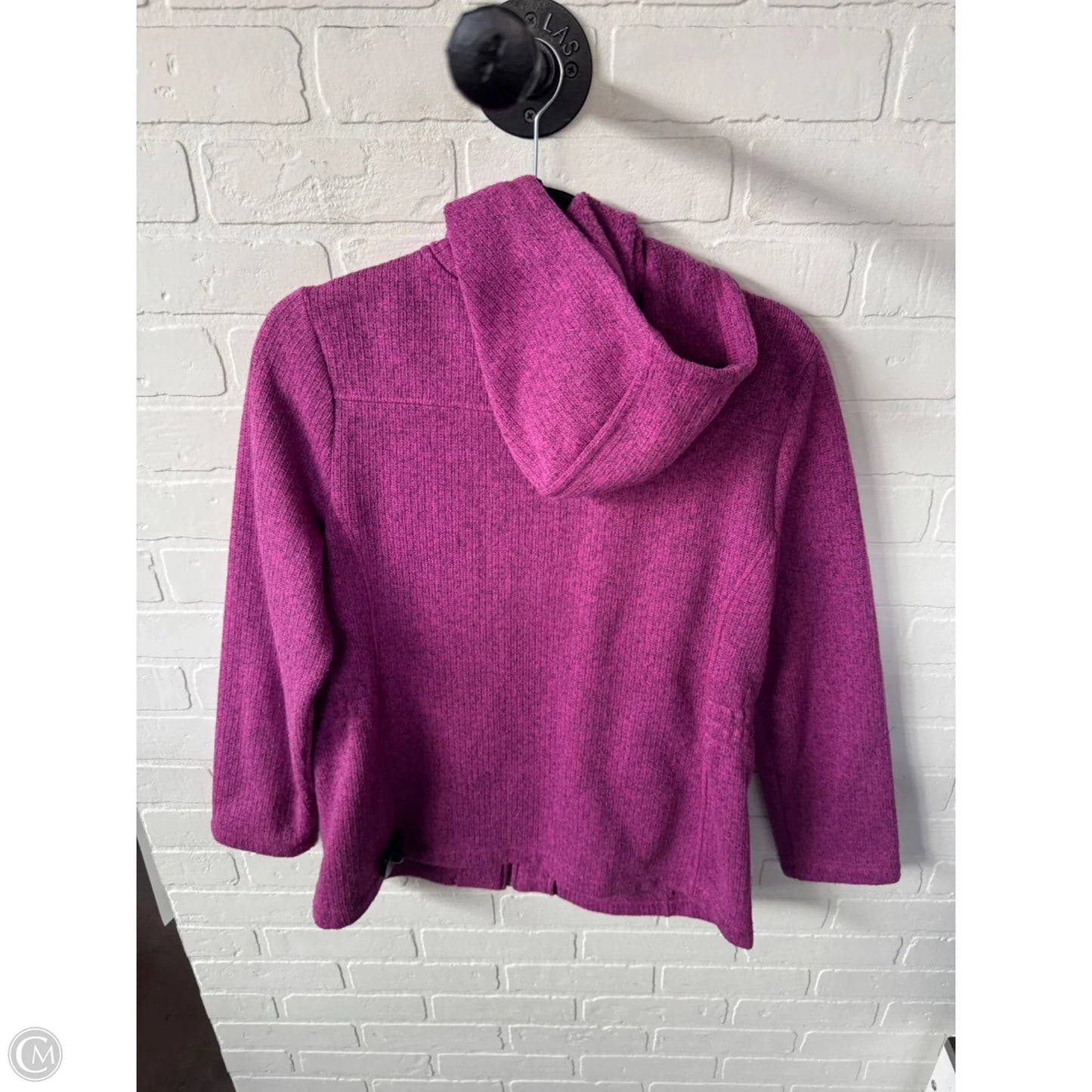 Jacket Fleece By Talbots In Pink, Size: M