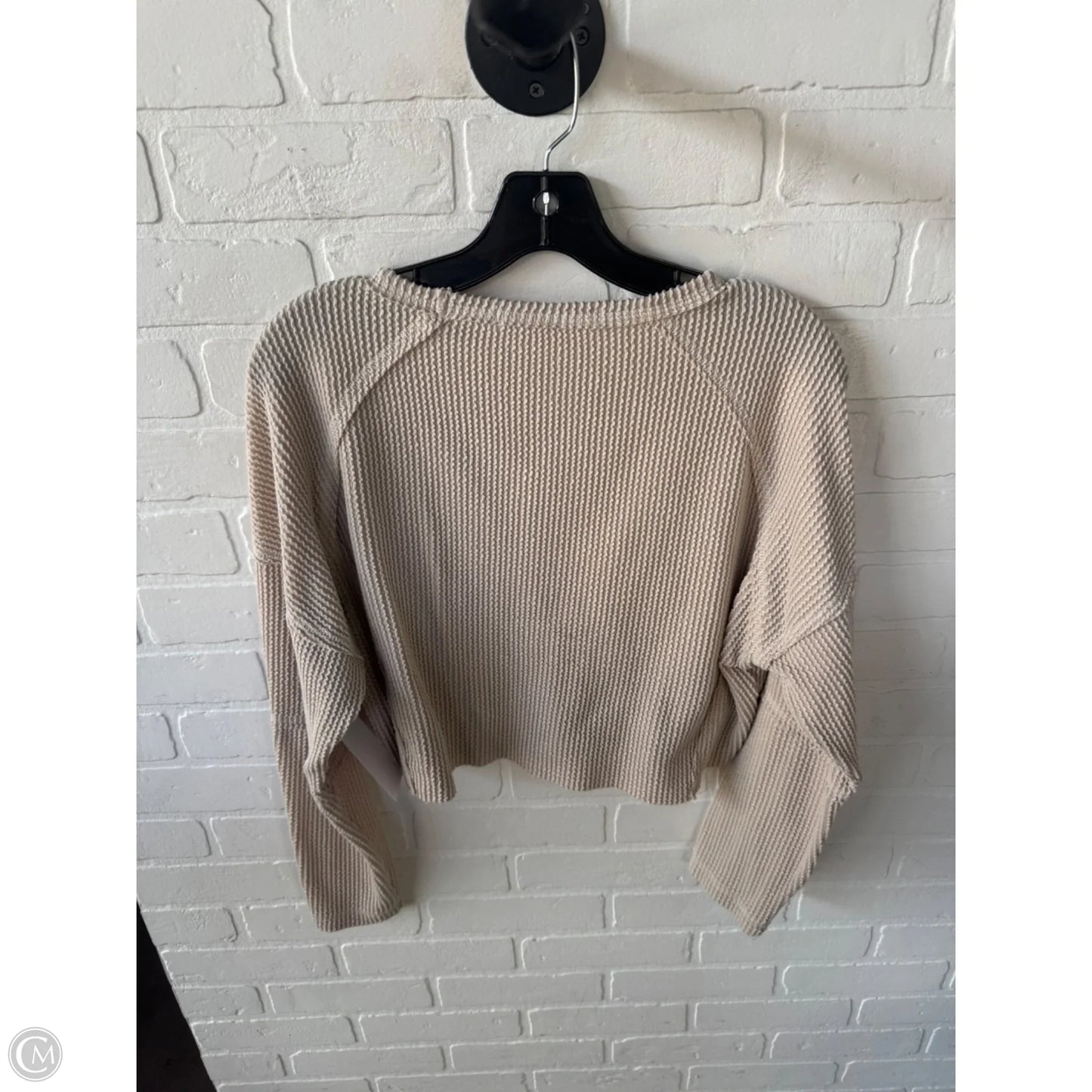 Top Long Sleeve By Altard State In Tan, Size: Xs