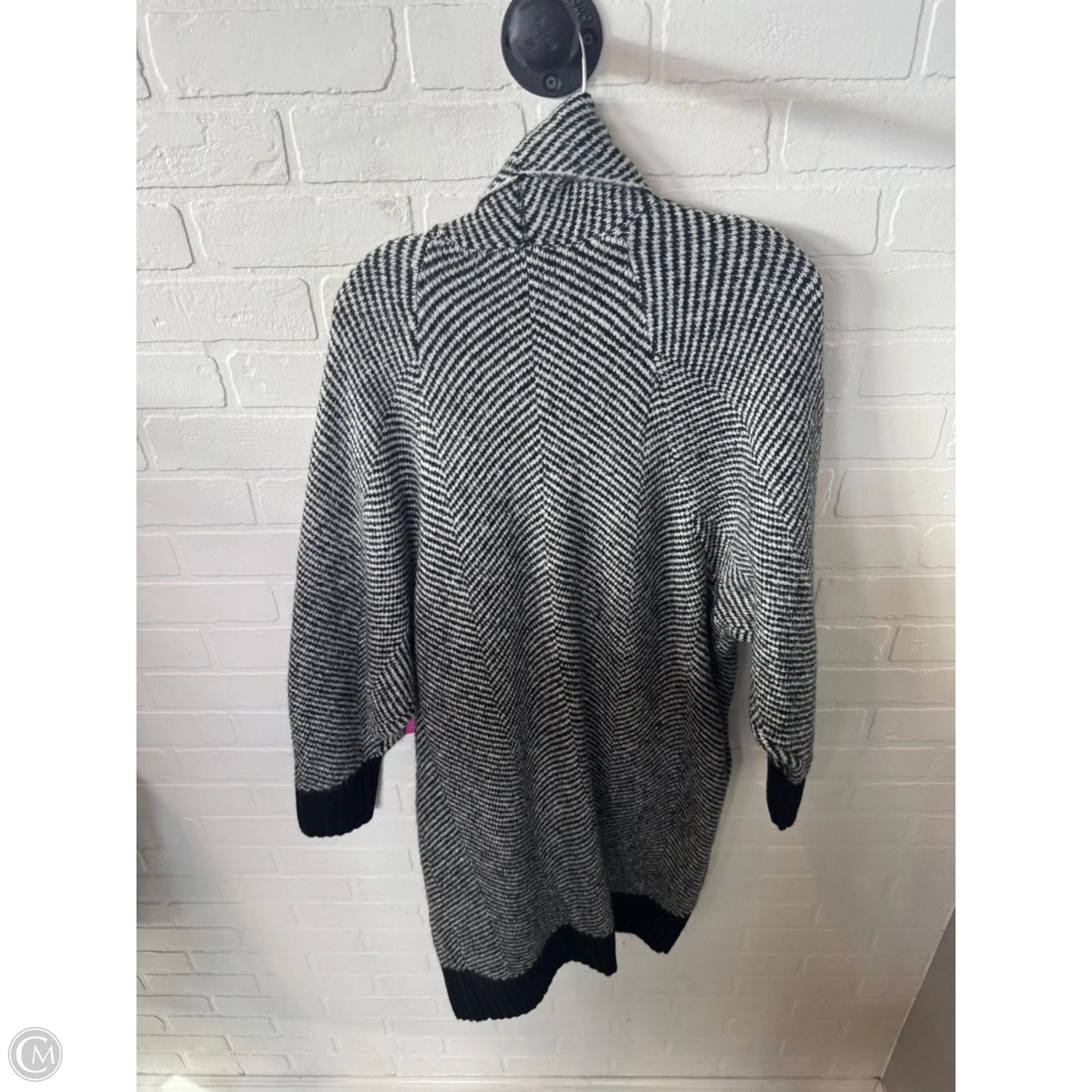 Sweater Cardigan By A New Day In Black & White, Size: S