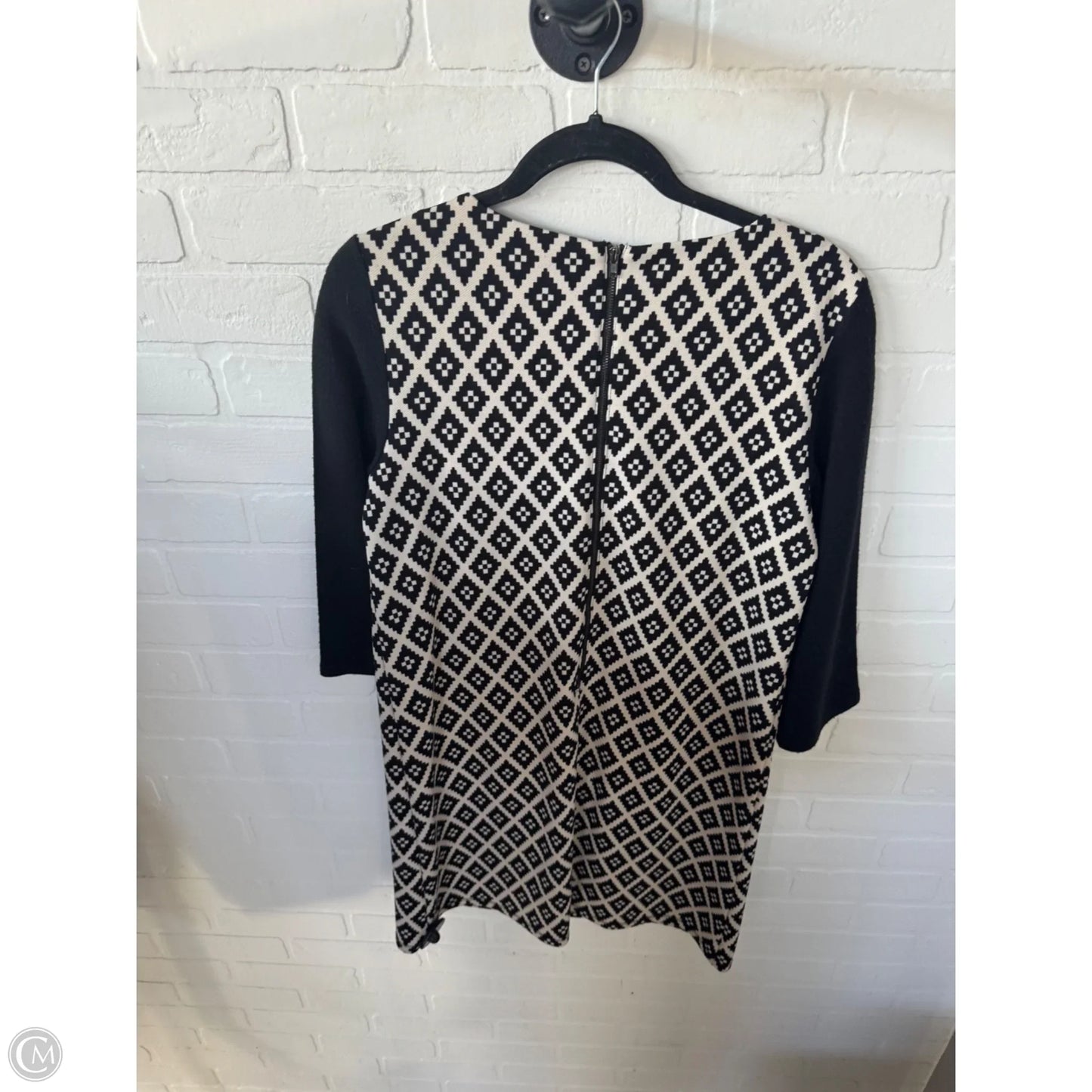 Dress Work By Maeve In Black & Tan, Size: M