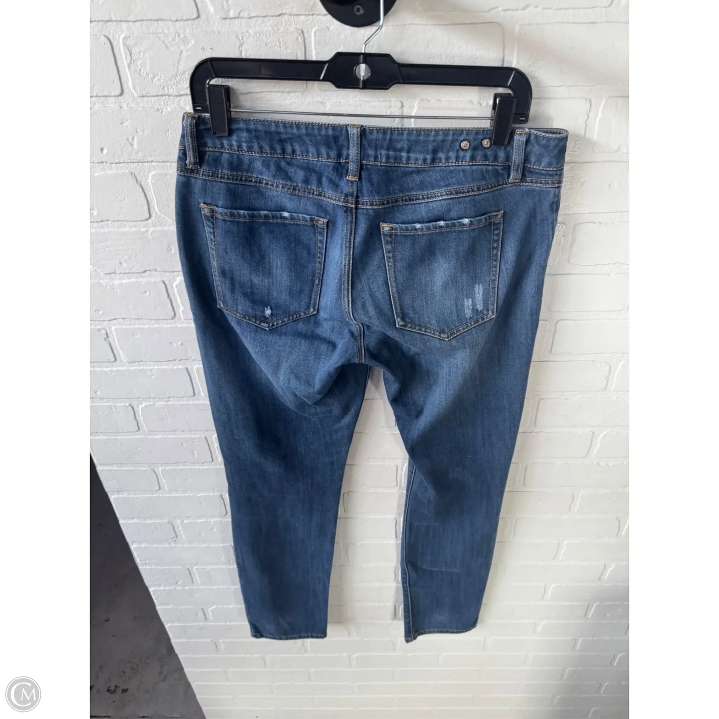 Jeans Boyfriend By Cabi In Blue Denim, Size: 6