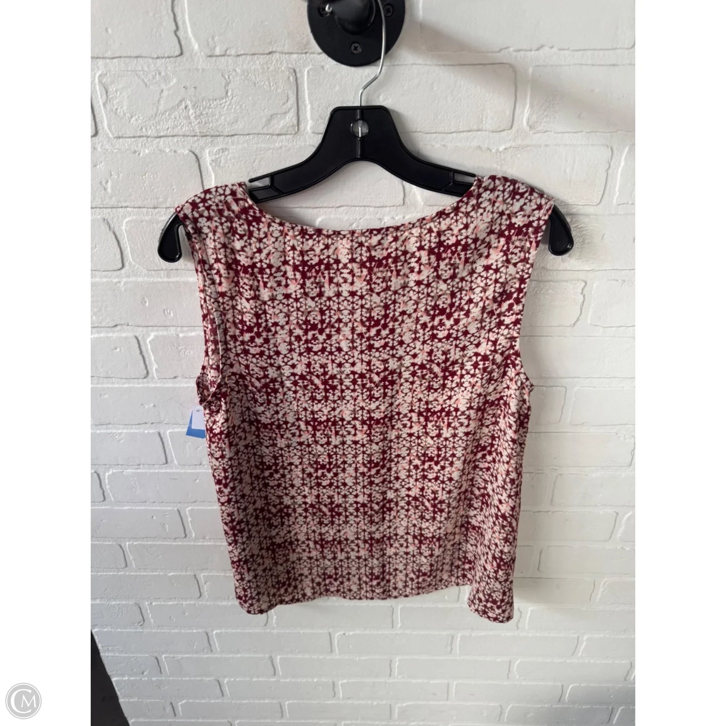 Top Sleeveless By Christopher And Banks In Red, Size: S