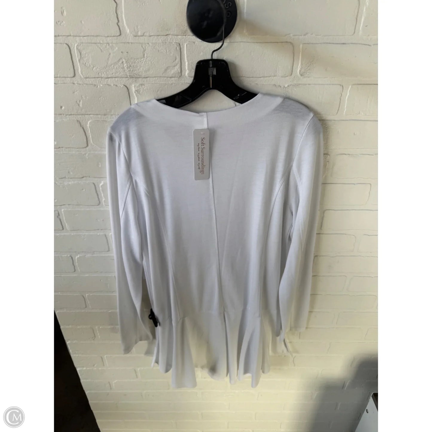 Jacket Shirt By Soft Surroundings In White, Size: M