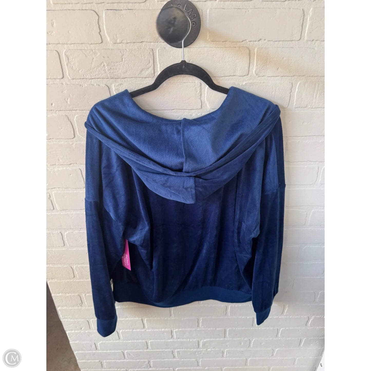 Sweatshirt Hoodie By Felina In Blue, Size: Xxl