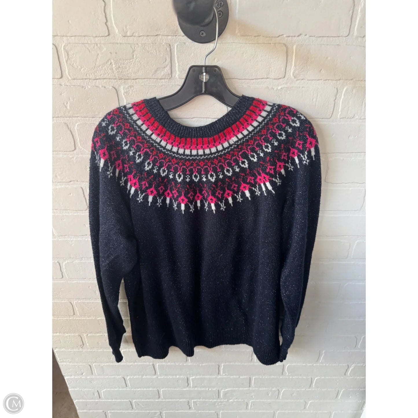 Sweater By Lane Bryant In Blue & Pink, Size: L