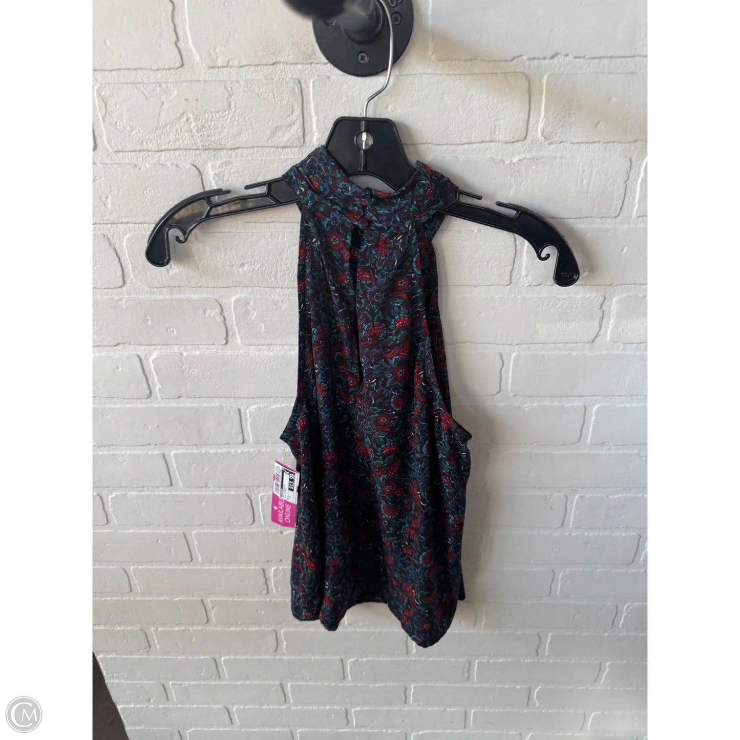 Top Sleeveless By Evereve In Blue & Purple, Size: S