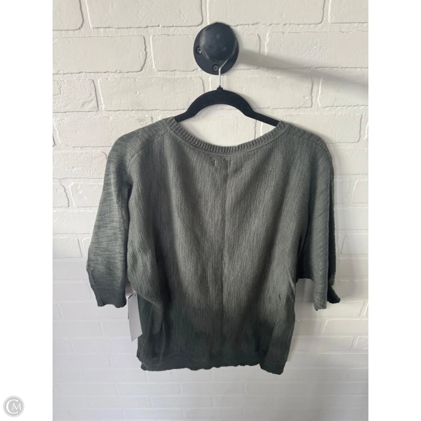 Sweater Short Sleeve By Splendid In Green, Size: L