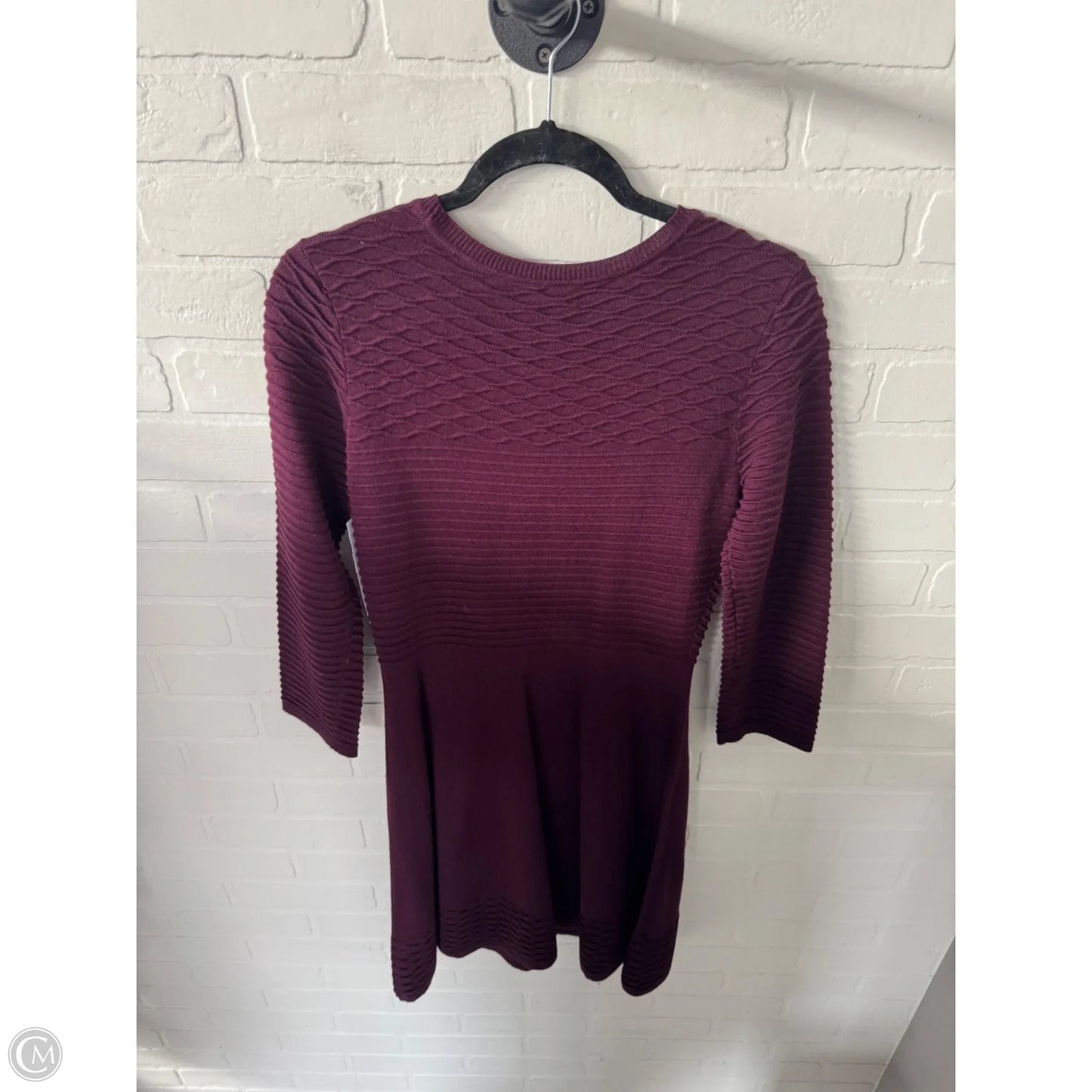 Dress Sweater By Eliza J In Purple, Size: Xs