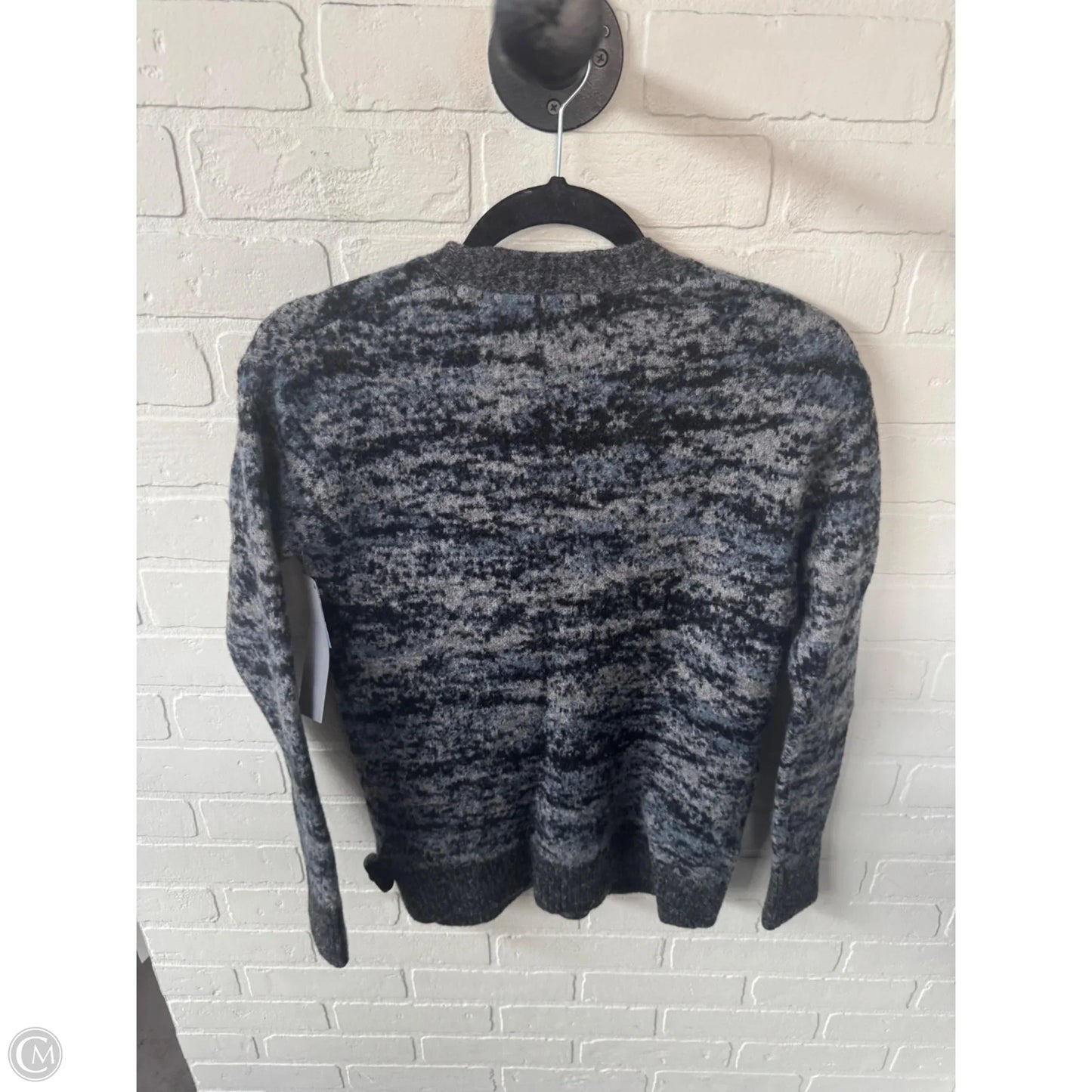 Sweater Cardigan By Athleta In Blue & Grey, Size: Xs