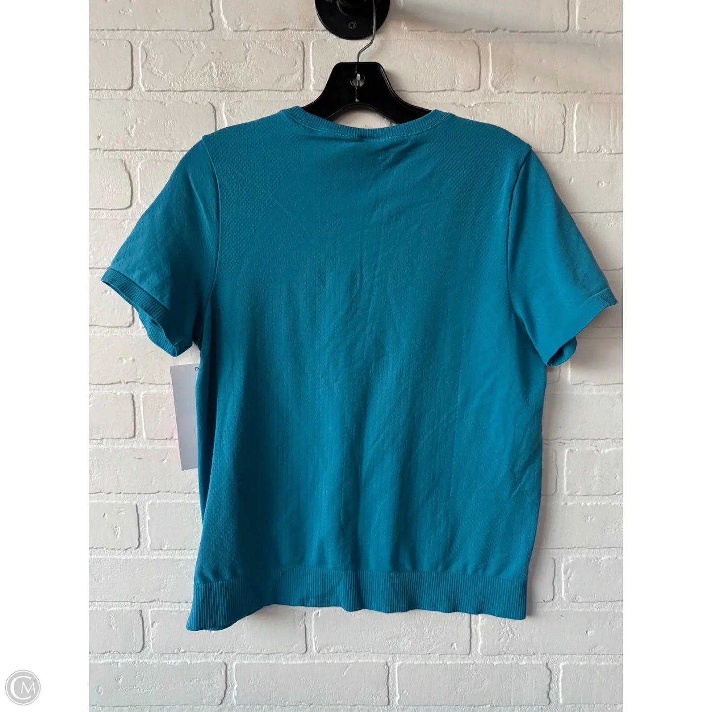 Athletic Top Short Sleeve By Athleta In Blue, Size: M