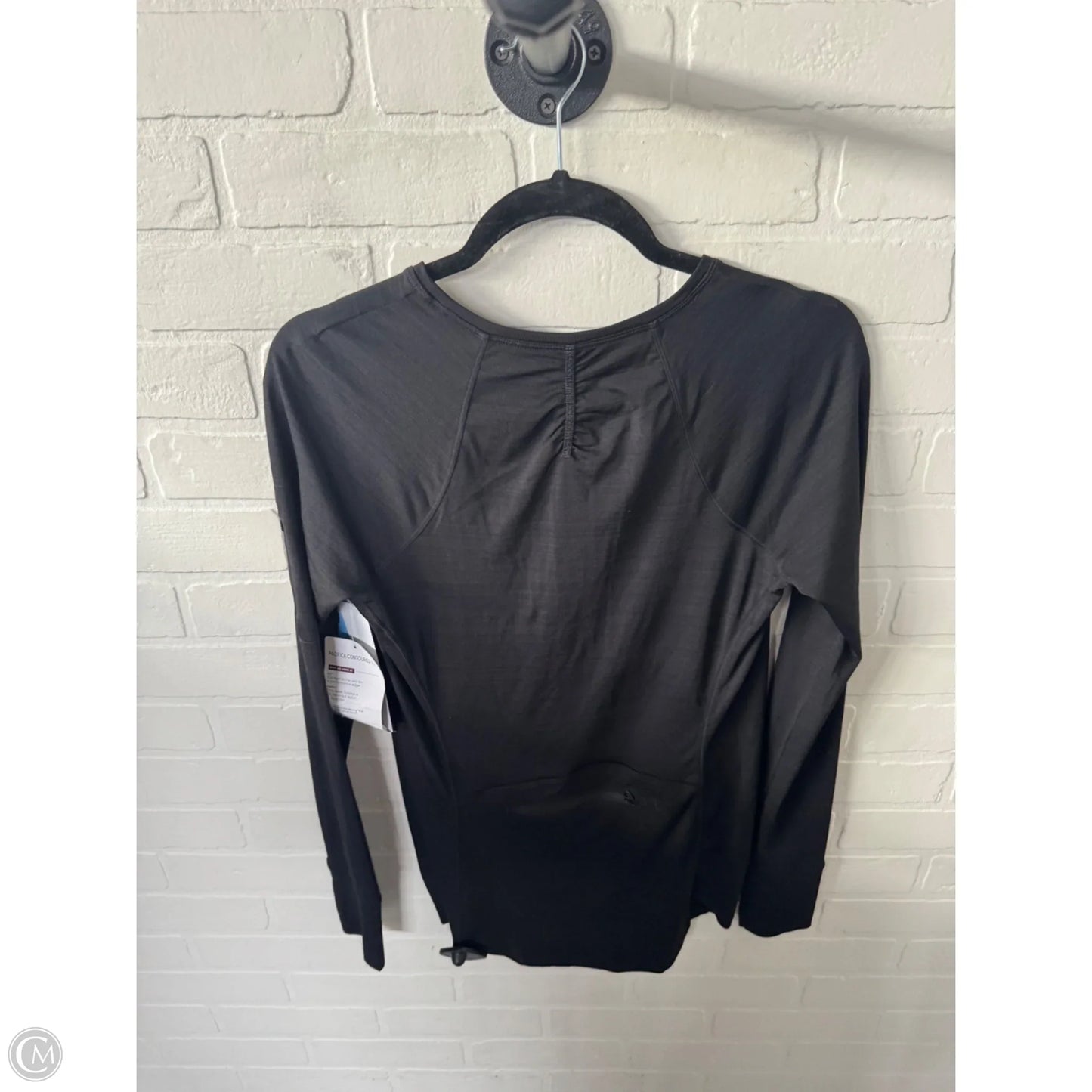 Athletic Top Long Sleeve Crewneck By Athleta In Black, Size: M