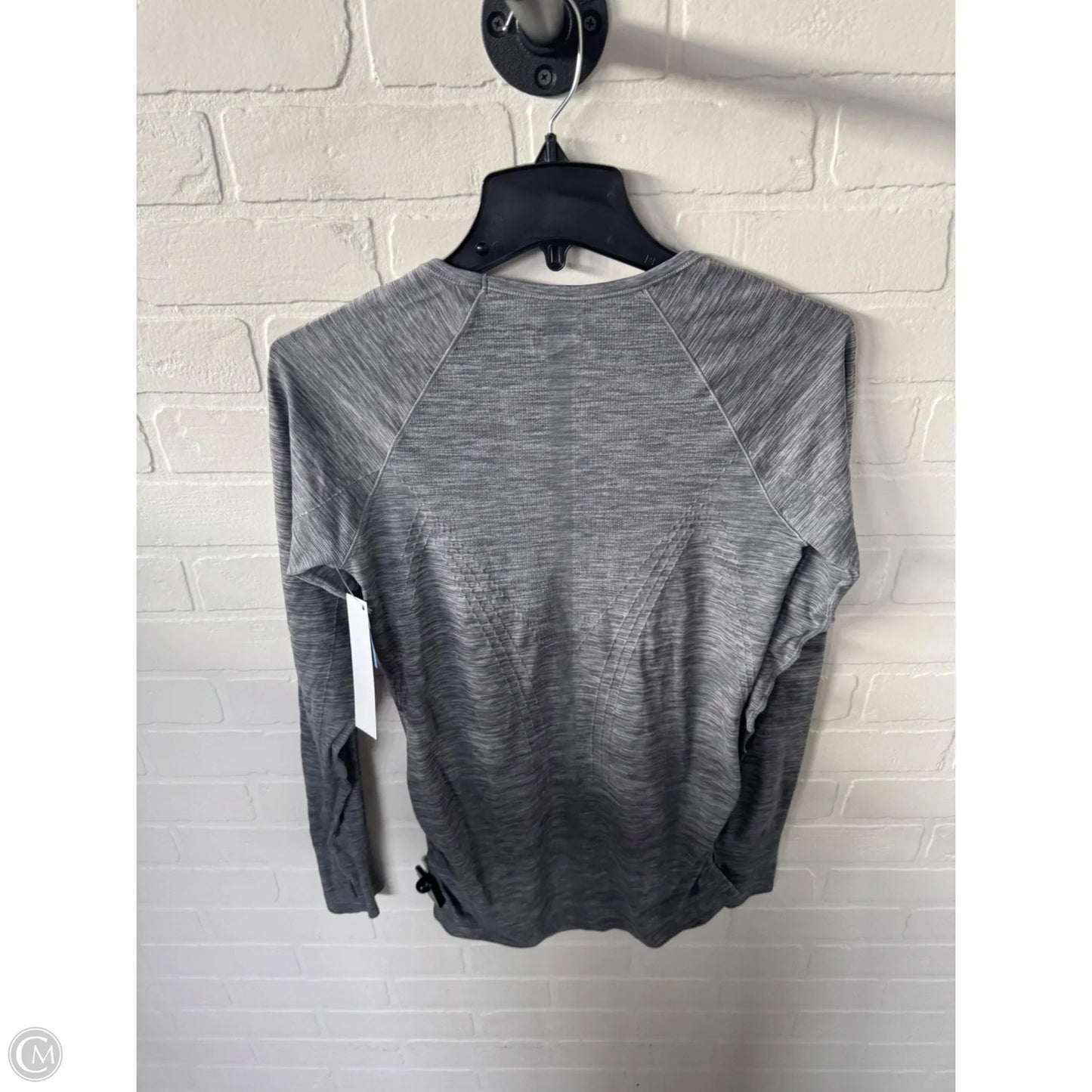 Athletic Top Long Sleeve Crewneck By Athleta In Grey, Size: M