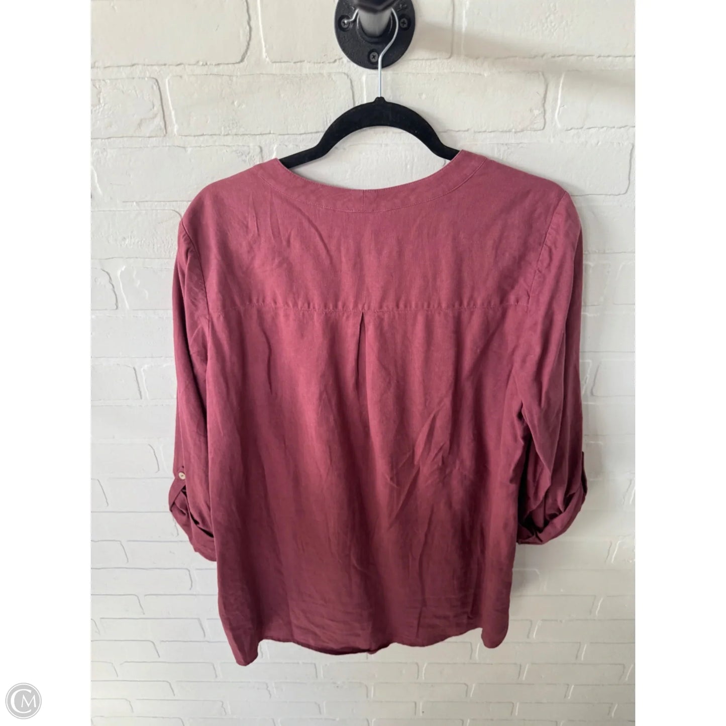 Tunic Long Sleeve By Soft Surroundings In Red, Size: Xl