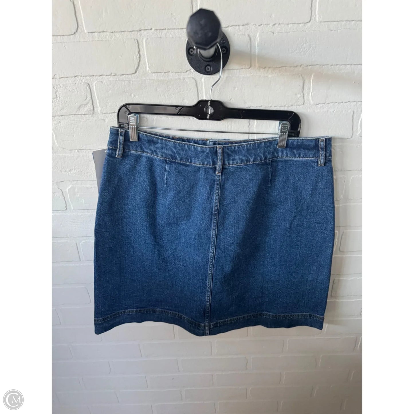 Skirt Mini & Short By Loft In Blue Denim, Size: 14p