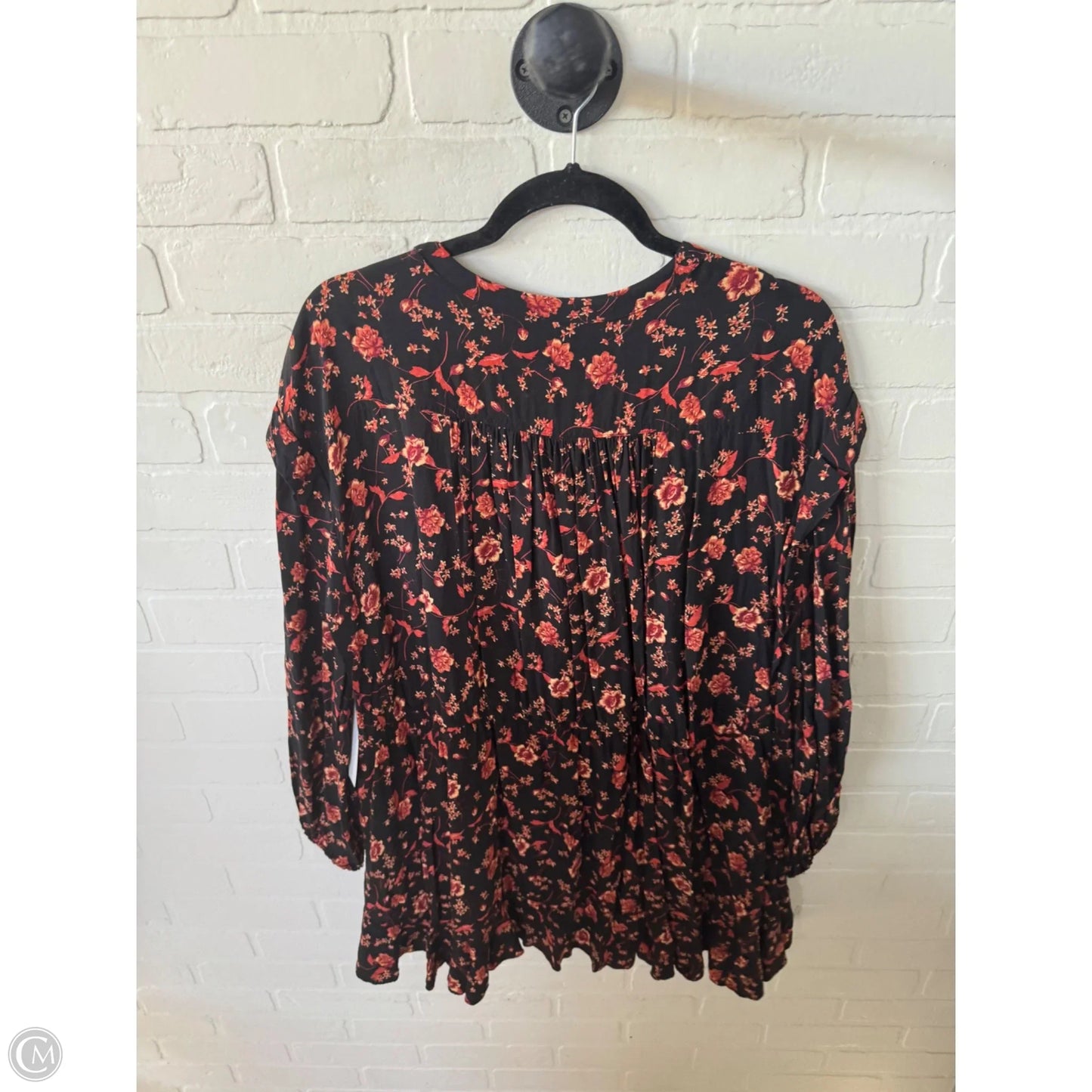 Dress Casual Short By Free People In Black & Orange, Size: M