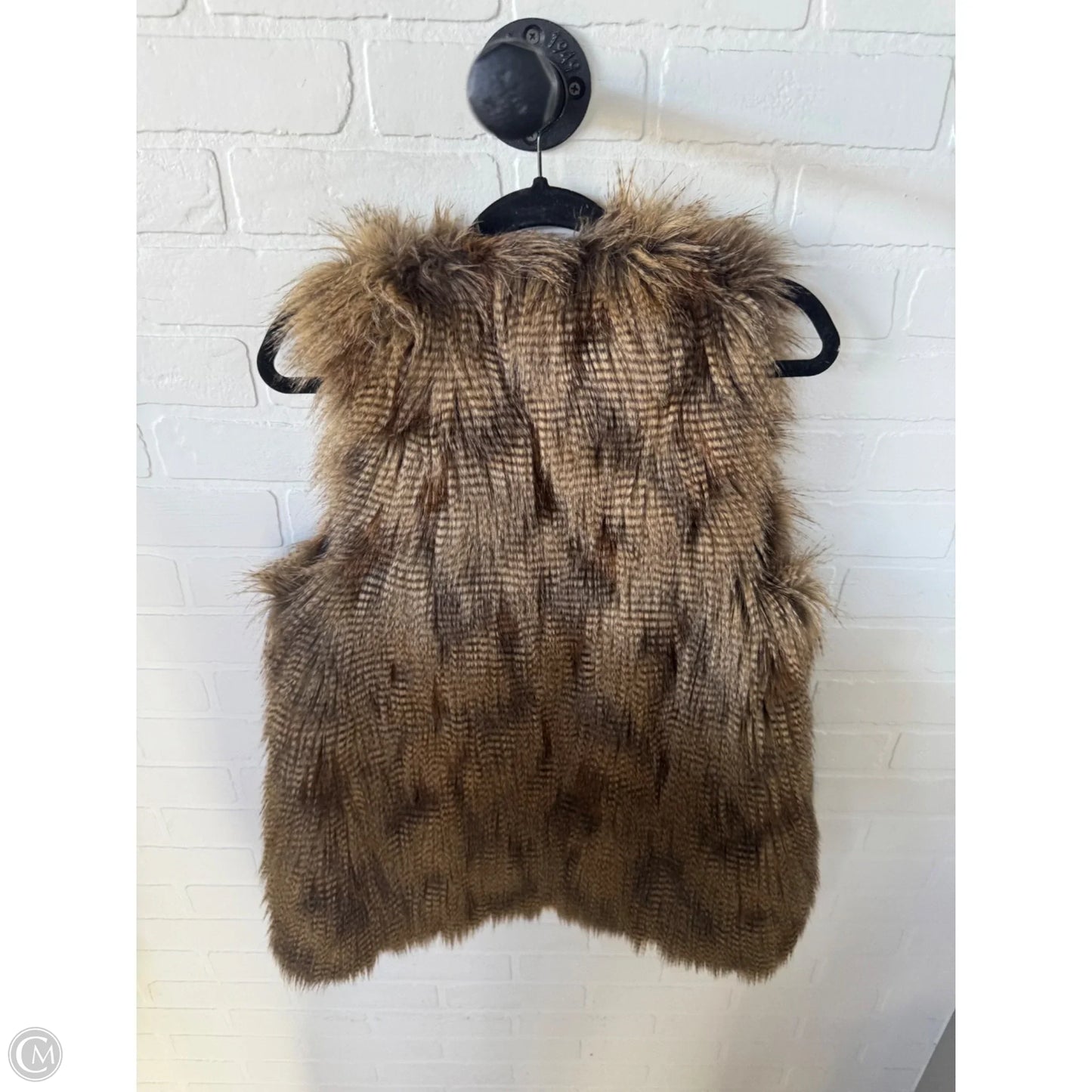 Vest Faux Fur & Sherpa By Show Me Your Mumu In Brown, Size: M