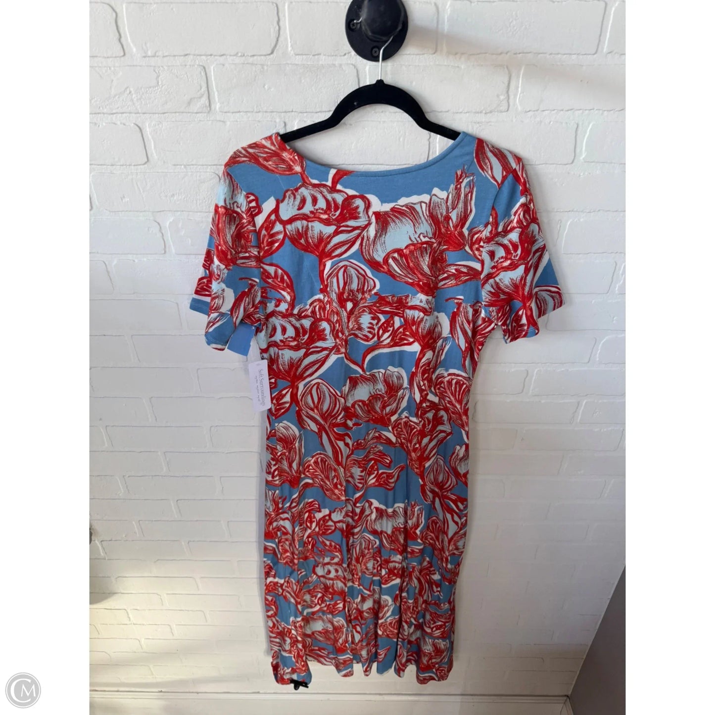 Dress Casual Maxi By Soft Surroundings In Blue & Orange, Size: M