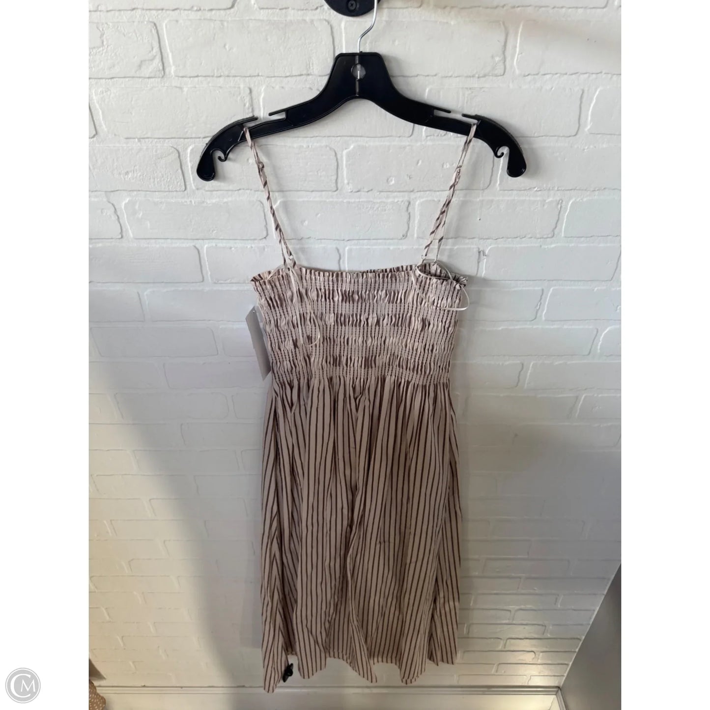 Dress Casual Midi By Pistola In Brown & Tan, Size: S