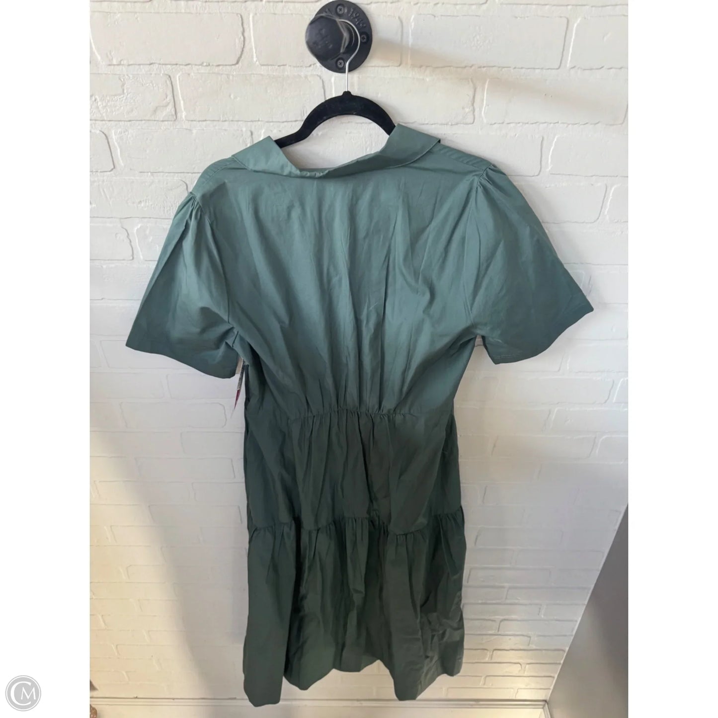 Dress Casual Midi By Evereve In Green, Size: L