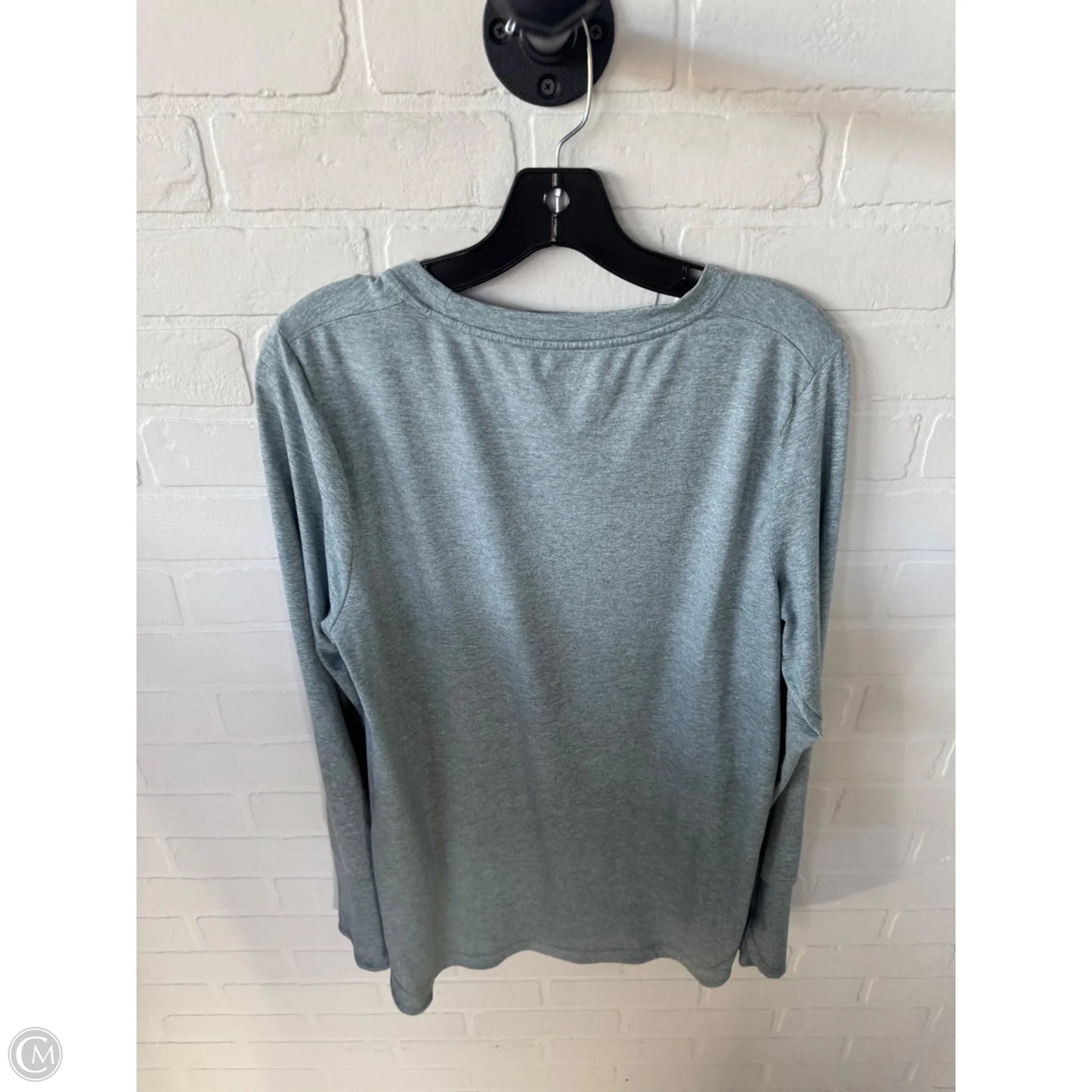 Athletic Top Long Sleeve Crewneck By Athleta In Green, Size: L
